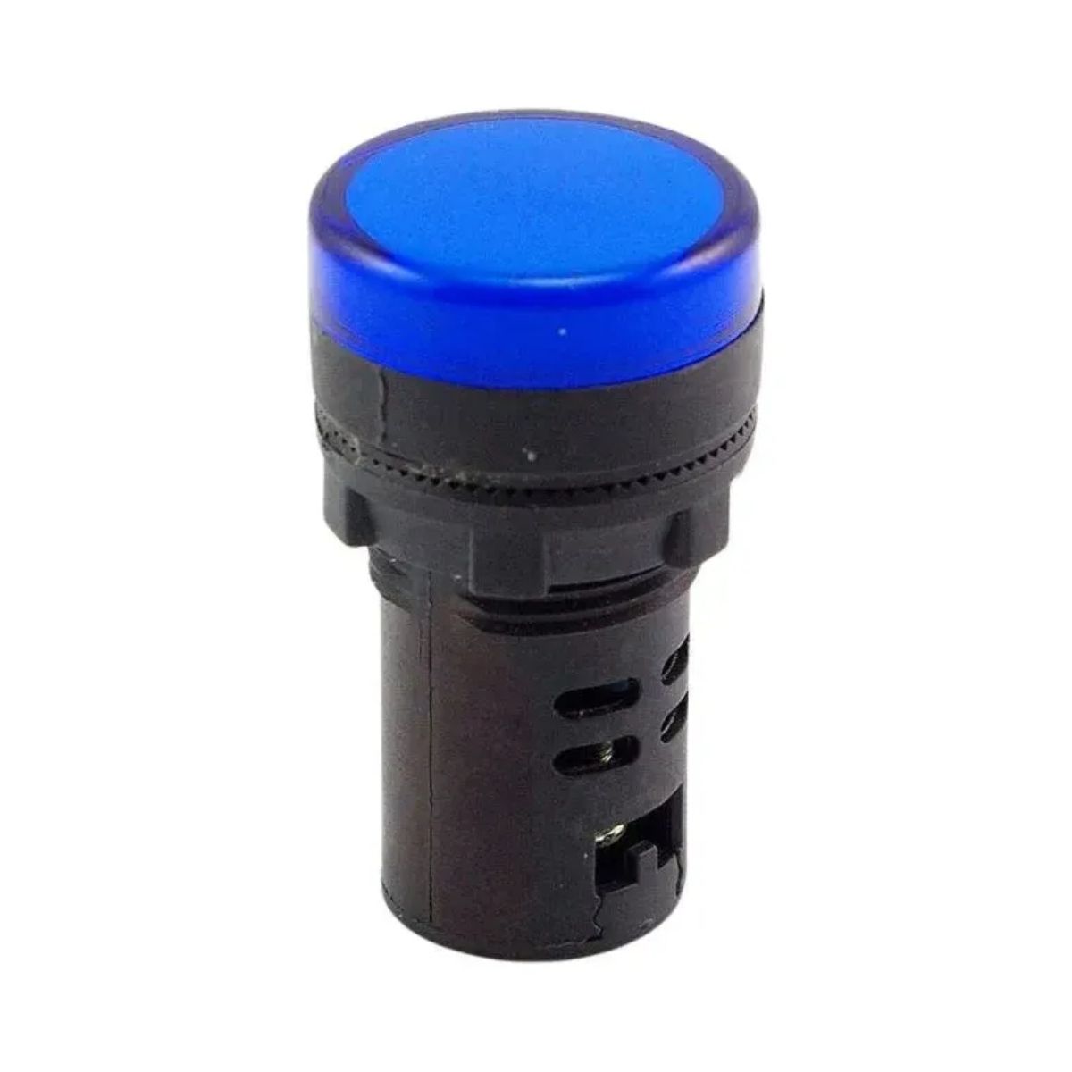 Sinaleiro Monobloco Faceado Redondo 22Mm 110-130Vcc Plástico Led Azul Plástico Pt Ip54 - Weg