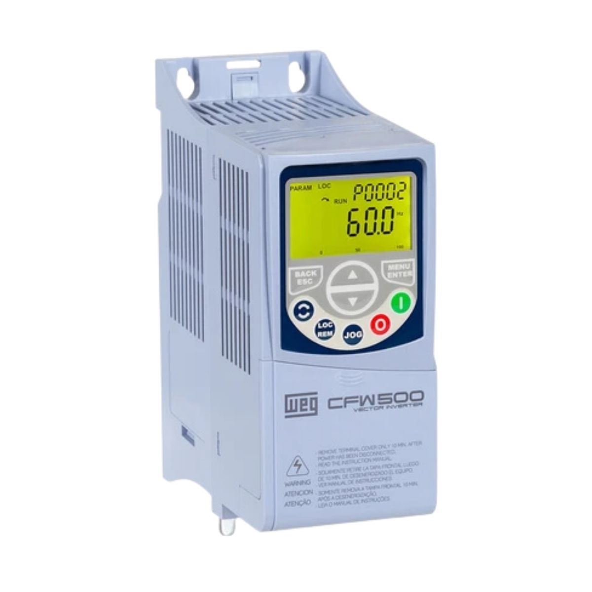Inversor Frequência Trifásico 380-480V 50/60Hz 4,3A 2,2Kw - Weg