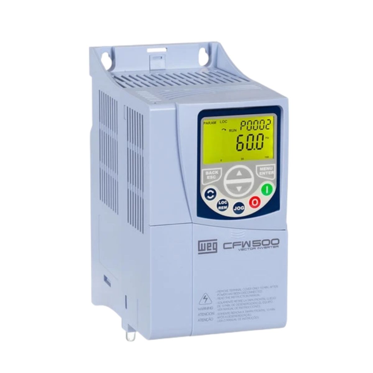 Inversor Frequência Trifásico 380-480V 50/60Hz 4,3A 1,5Kw - Weg