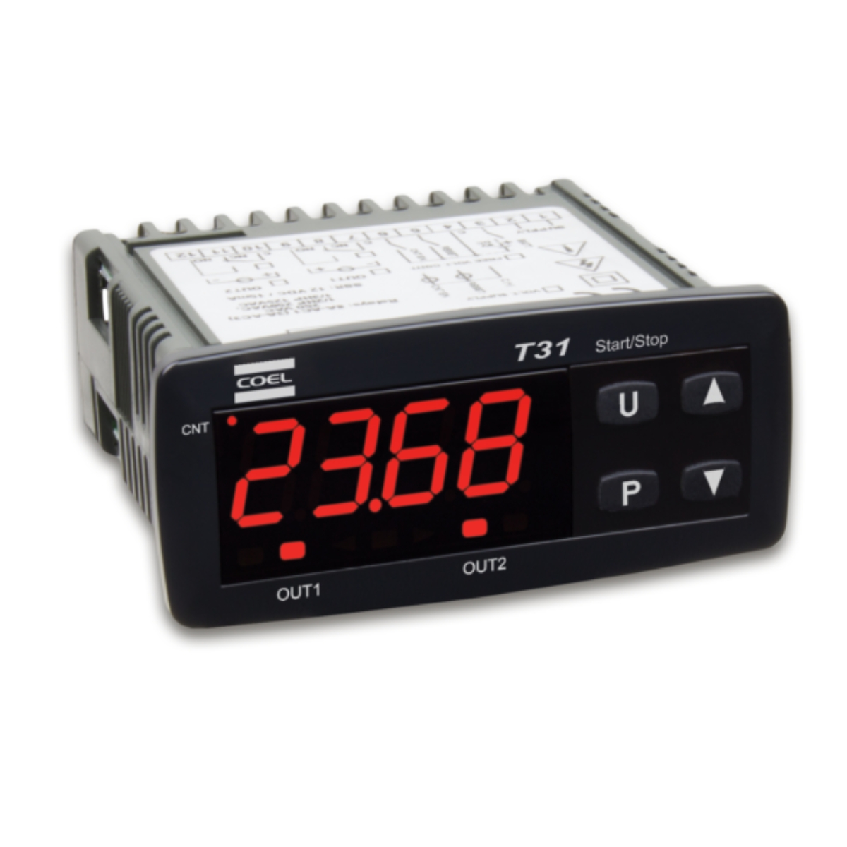 Rele Temporizador Digital Multifunção 0,01Seg-9999H 1 Spdt+1 Spst (1Naf+1Na) 24Vca/Cc - Coel