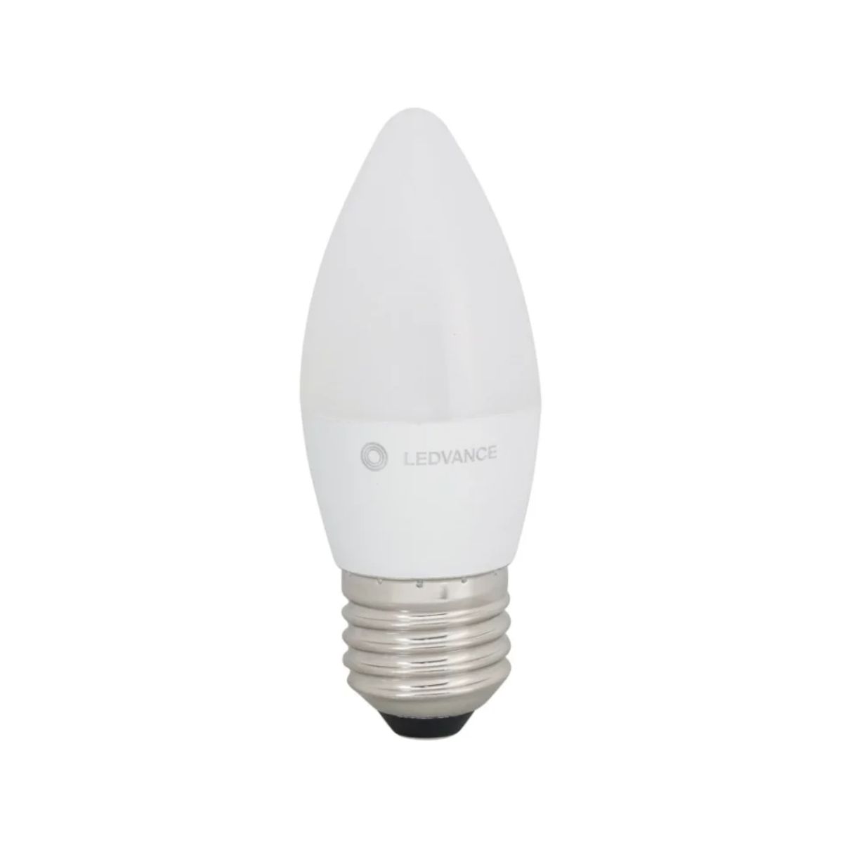 Lâmpada Led Vela Fosca 3W Bivolt E27 2700K Branco Quente Luz Amarela 260Lm - Ledvance