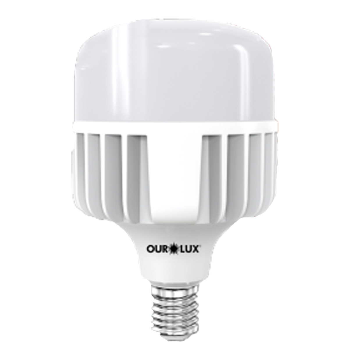 Lâmpada Led Bulbo Alta Potência T210 80W Bivolt E27 6500K Branco Frio 6400Lm - Ourolux