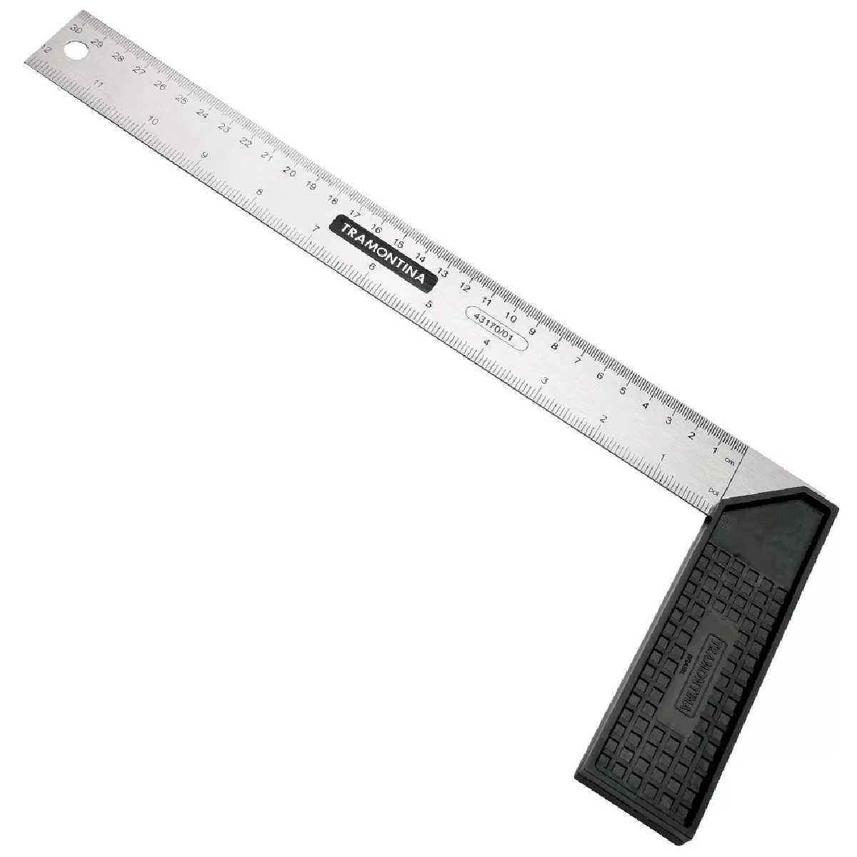 Esquadro Aço 25Cm Com Cabo Injetado 43170/010 - Tramontina