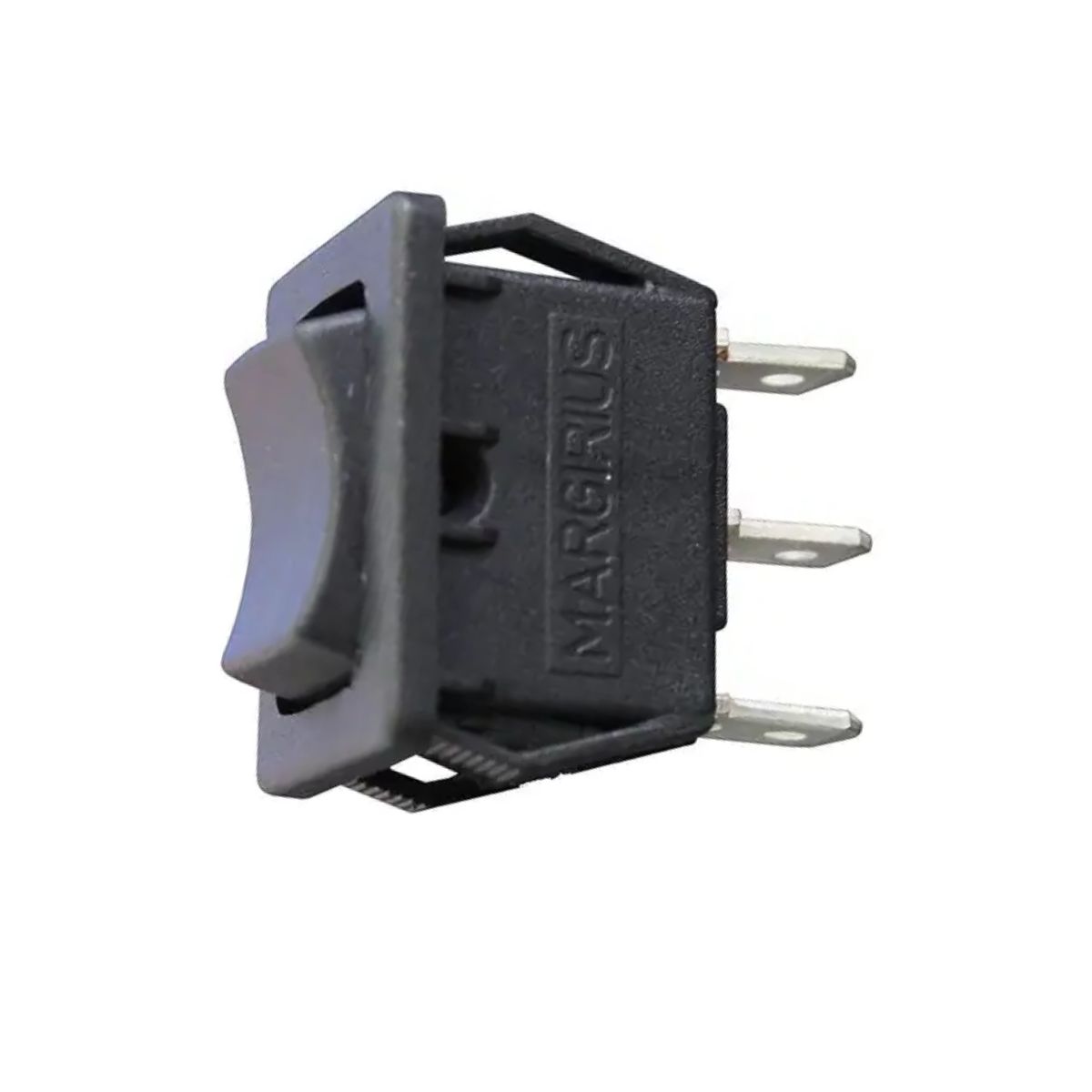Interruptor Unip Liga / Desliga Preto 6A 4 Garras - Margirius