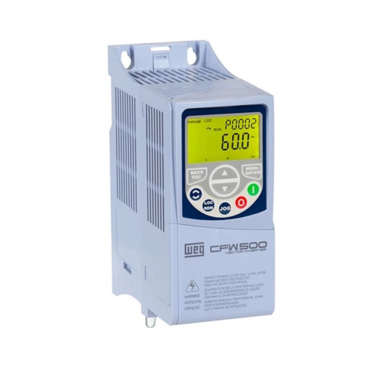 Inversor Frequência Trifásico 200-240V 50/60Hz 9,6A 2,2Kw - Weg