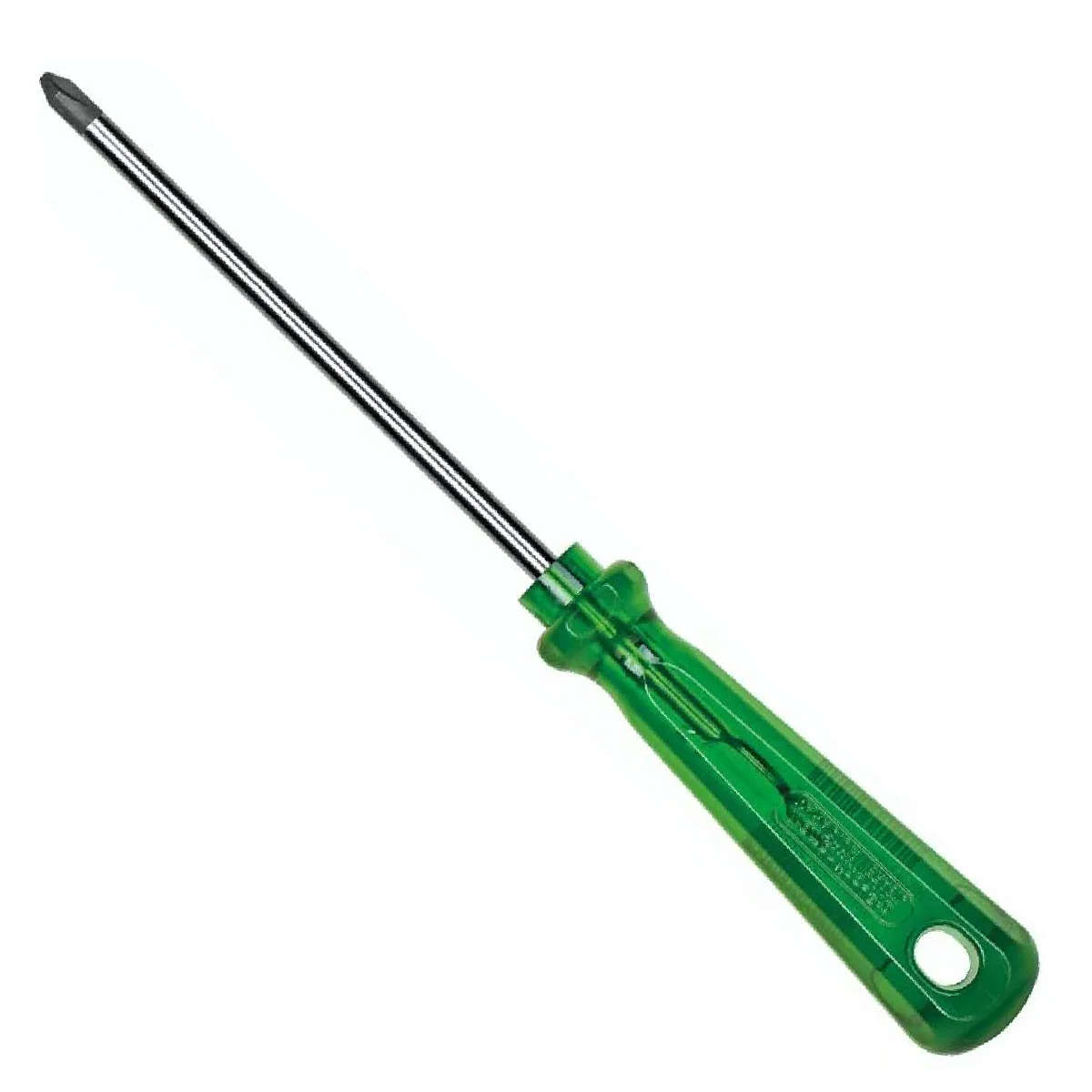 Chave Fenda Ponta Cruzada Philips Ph3 5/16x4 Polegadas 8x100Mm Cabo Sextavado Verde Magnetizada - Tramontina