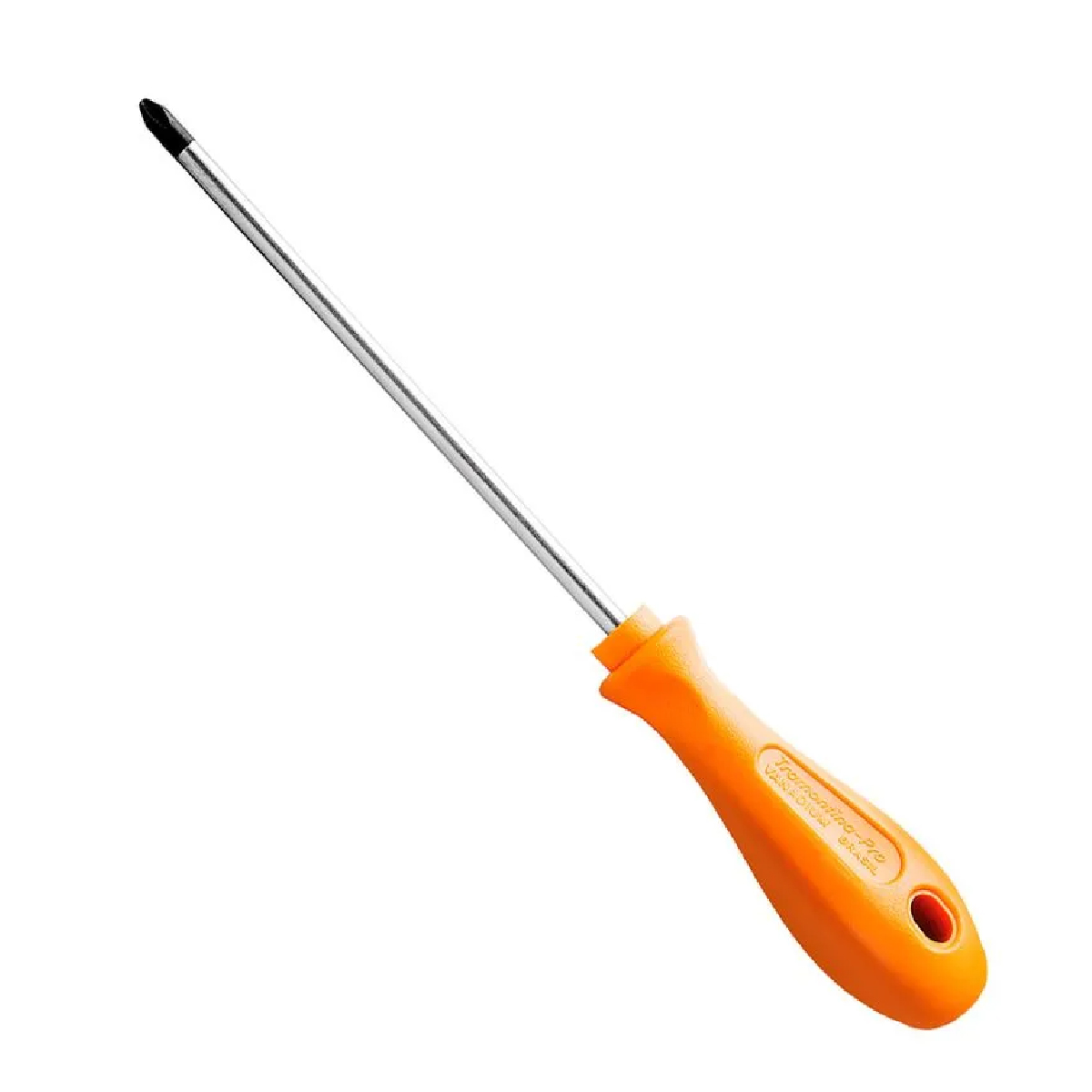 Chave Fenda Ponta Cruzada Philips Ph03 5/16x4Pol 8x100Mm Cabo Twister Laranja Magnetizada - Tramontina