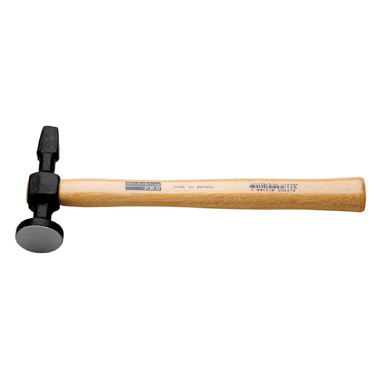 Martelo Chapeador Funileiro Pena Reta 350G Cabo Madeira - Tramontina