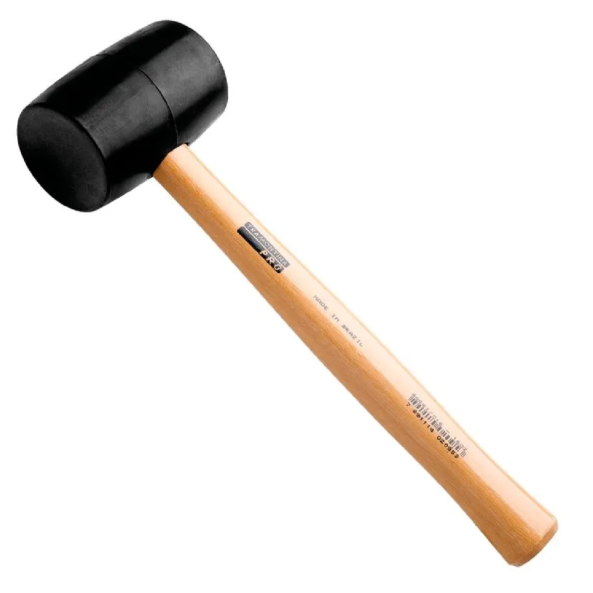 Martelo Borracha Americano 225G Cabo Madeira 40681/008 - Tramontina