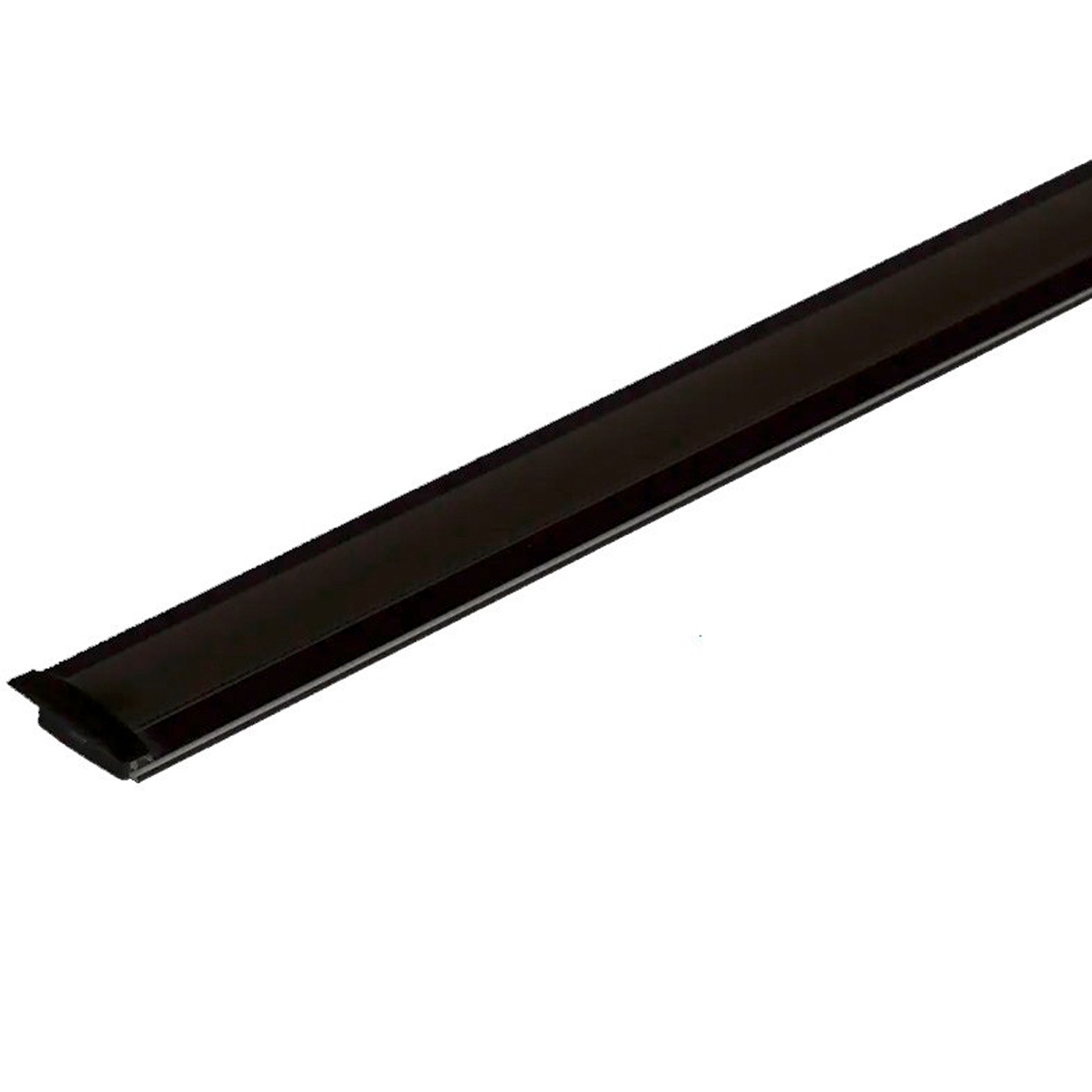 Luminária Perfil Embutir Linear Alumínio Preto 2000X24,7X7Mm 1210 - Gaya