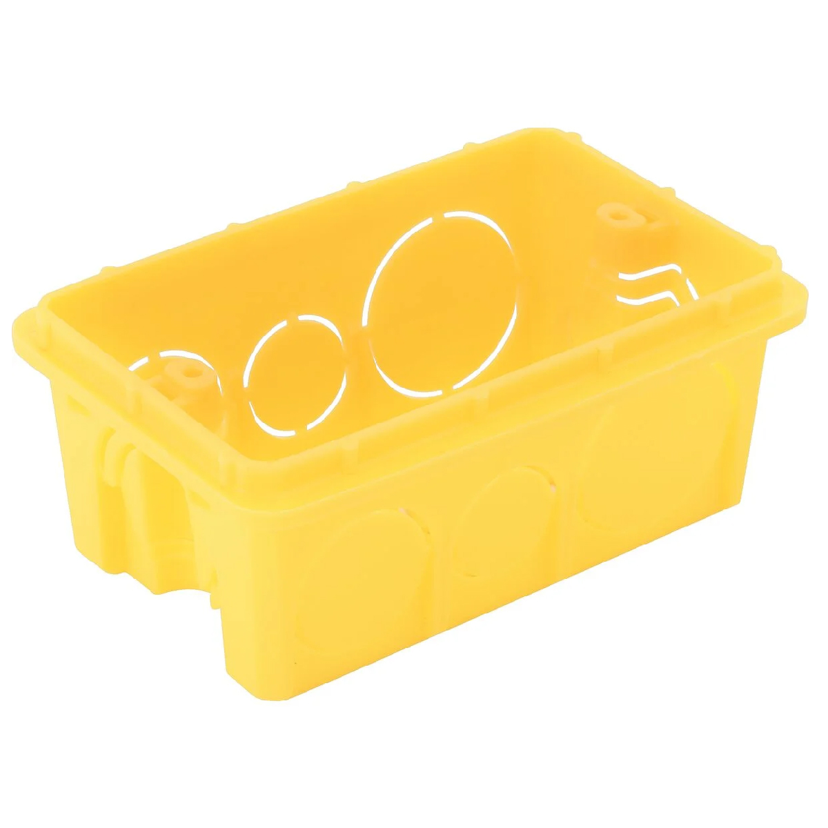 Caixa Derivacão Embutir Parede 4X2 Amarelo Pvc 57500/044 - Tramontina