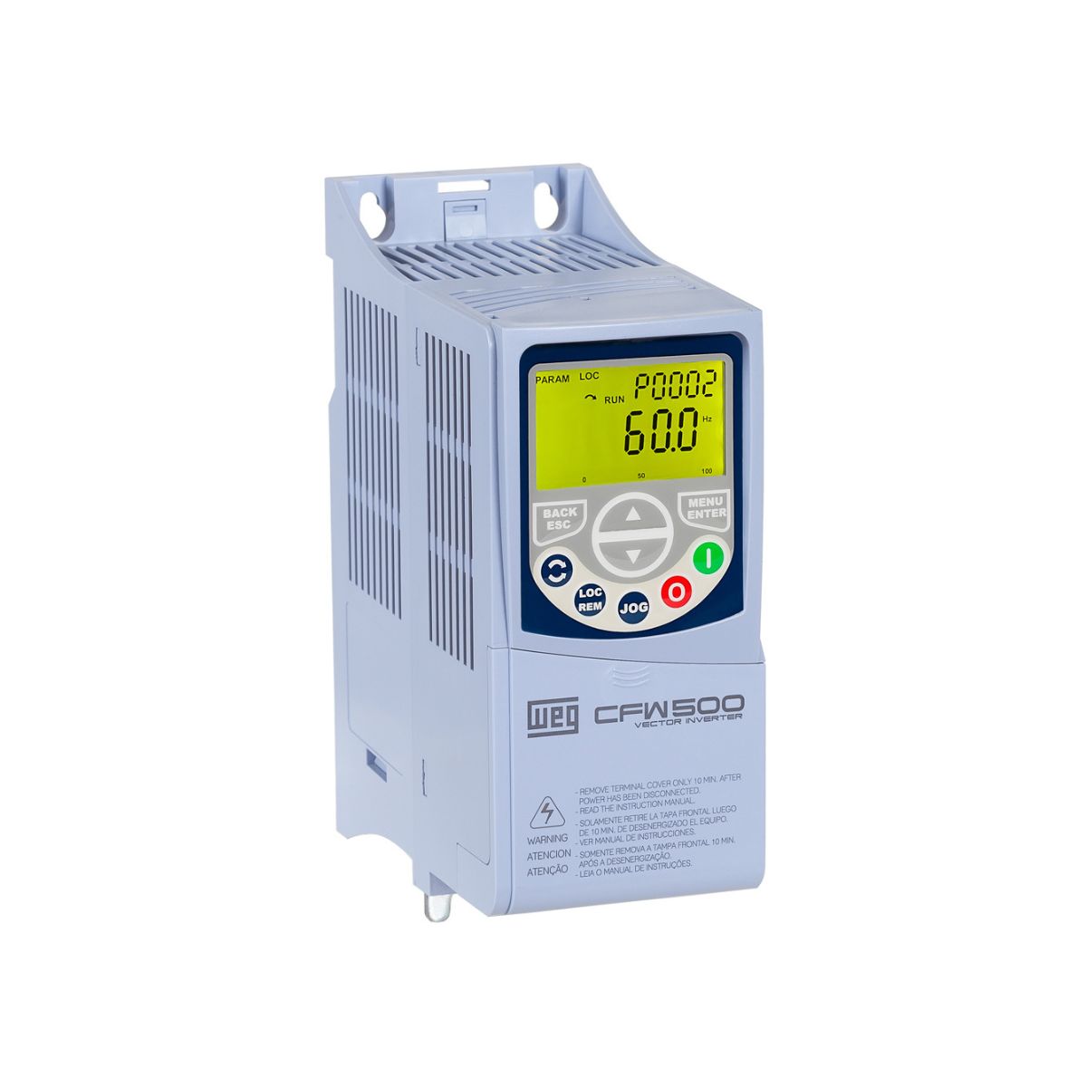 Inversor Frequência Trifásico 380-480V 50/60Hz 4,3A 1,5Kw - Weg