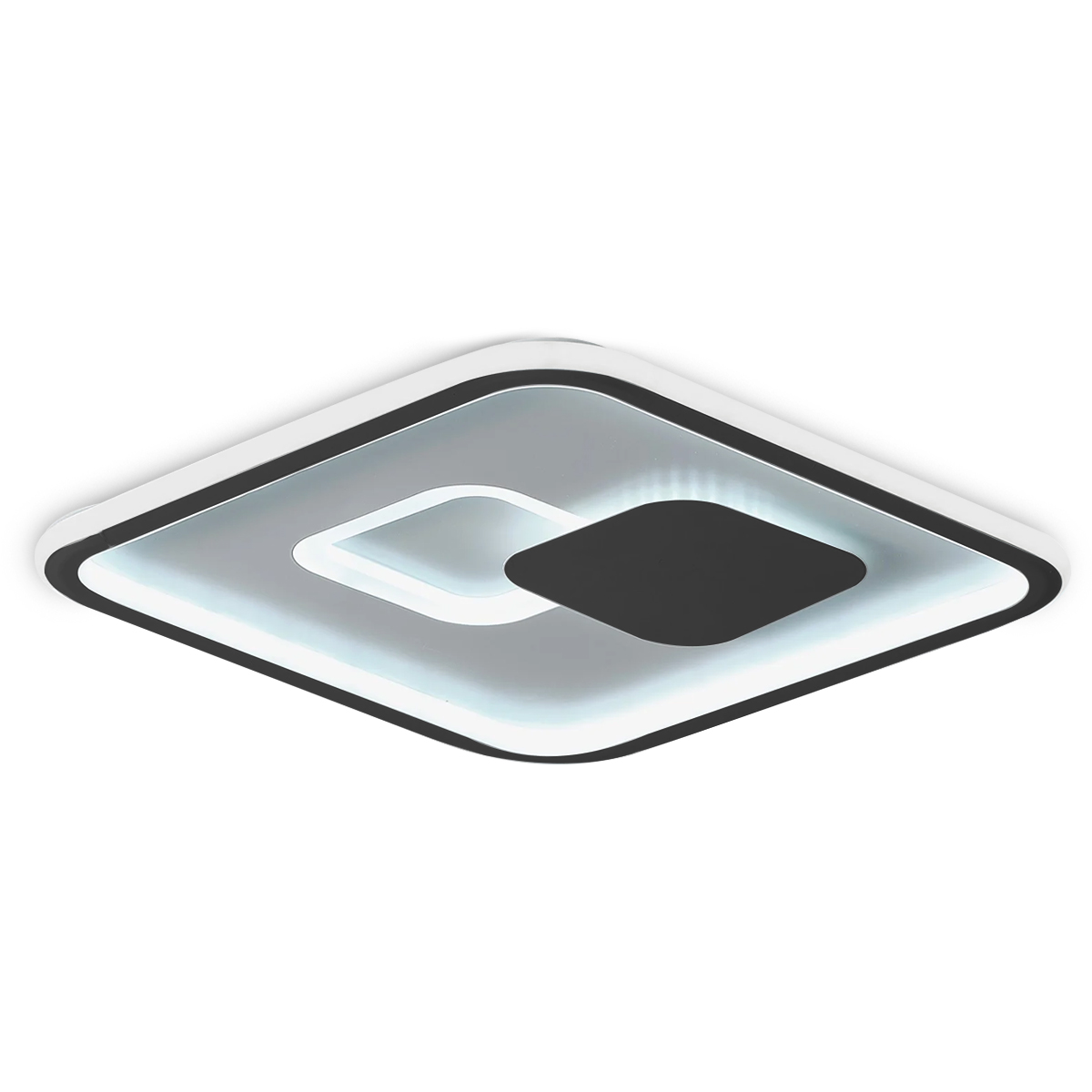 Luminária Plafon Led Sobrepor Slin 60/120W Bivolt Luz Amarela/Neutra/Branca 3000/4000/6000K - Hevvy