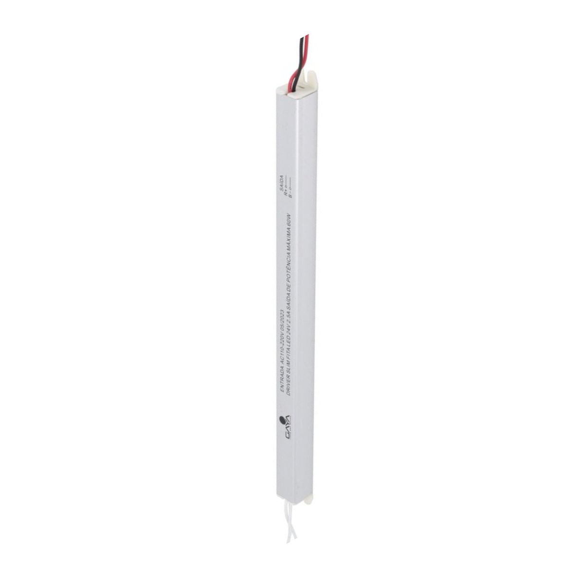 Driver Led Slim 60W 2,5A 24V Bivolt Ip20 - Gaya