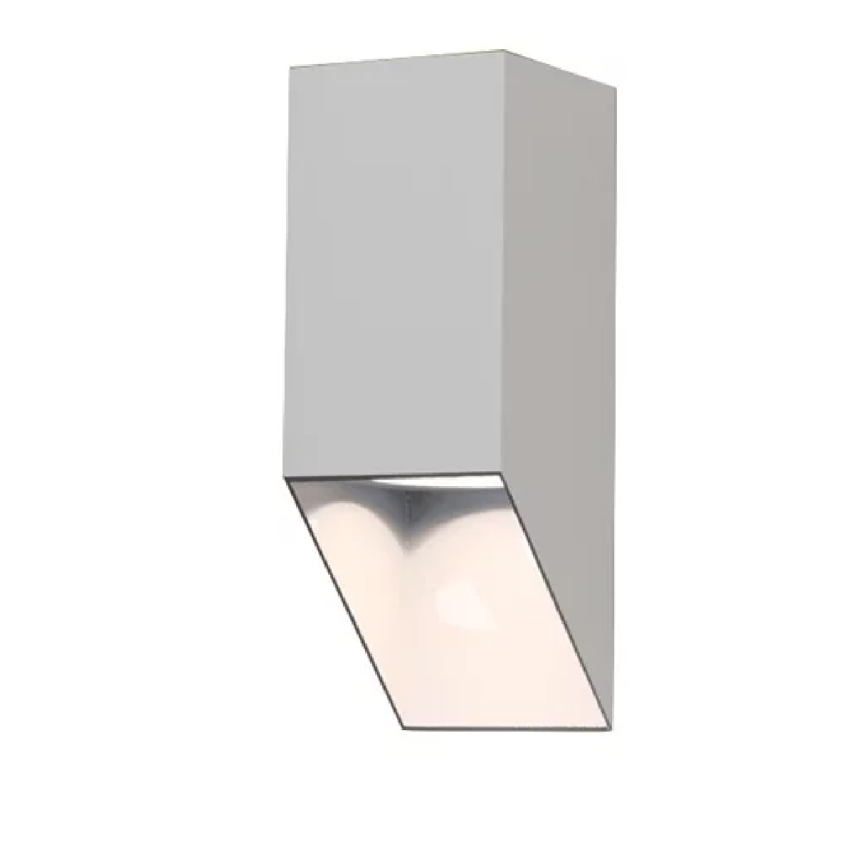 Luminária Arandela Flash Branco Para Lâmpada Mr11 Gu10 Difusor Vidro Transparente - Ideal Iluminação