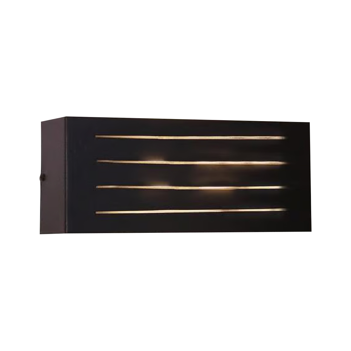 Luminária Arandela Bolt Preto Texturizado Para Lâmpada A60 2XE27 Com Frisos - Ideal Iluminação