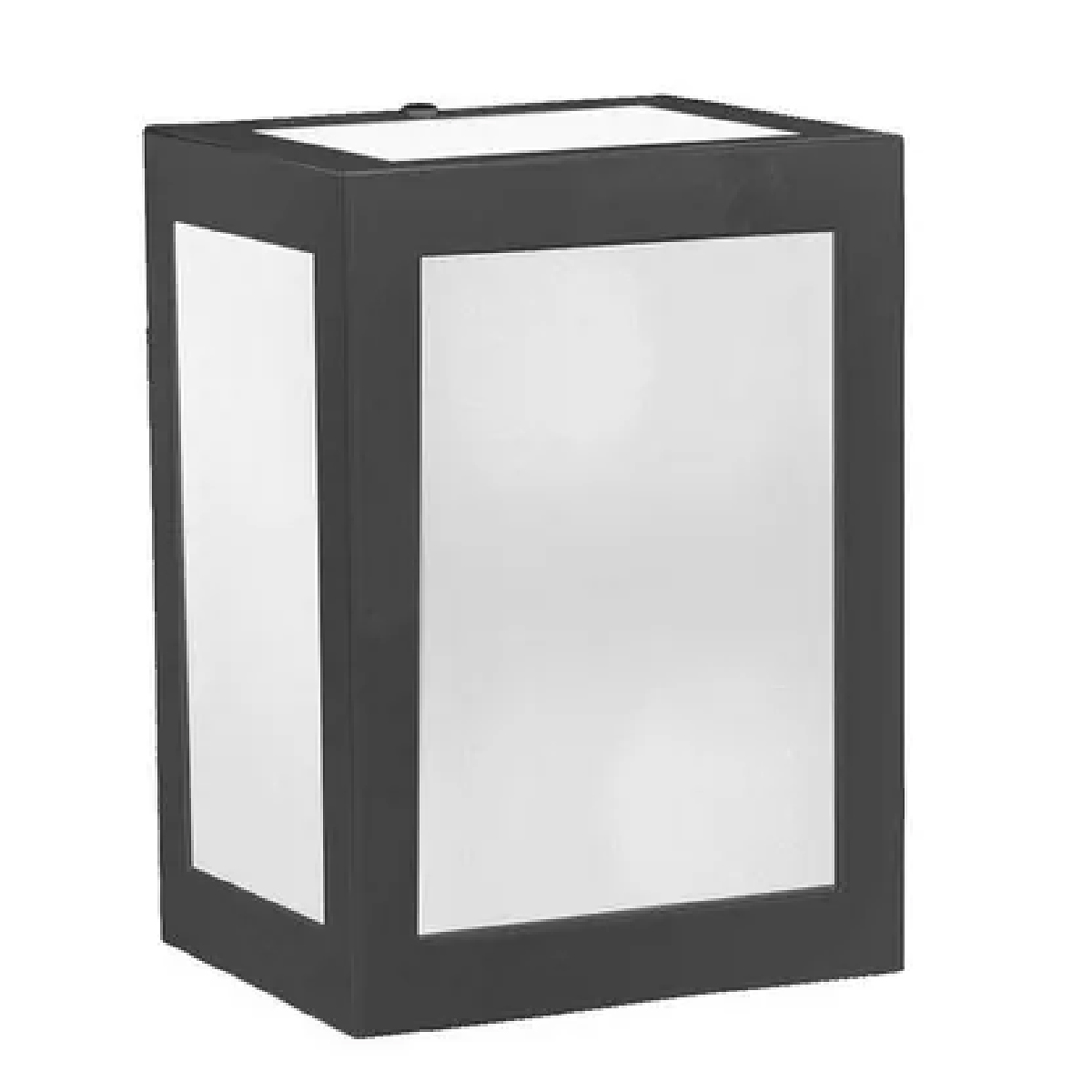 Luminária Arandela Bolt Preto Para Lâmpada A60 E27 Difusor Termoplástico 5 Fachos - Ideal Iluminação