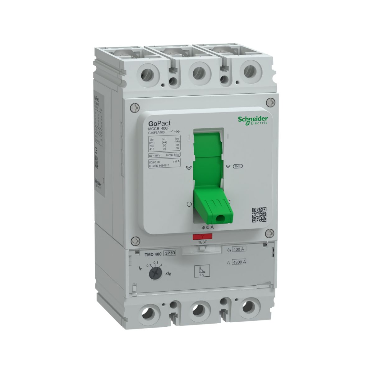 Disjuntor Caixa Moldada Tripolar 280-400A 36Ka 380/415V 50/60Hz - Schneider