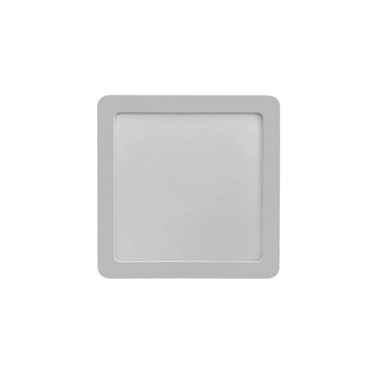 Luminária Plafon Led Sobrepor Quadrado Branco 12W Bivolt 6500K Branco Frio 900Lm Difusor Poliestireno - Bellalux