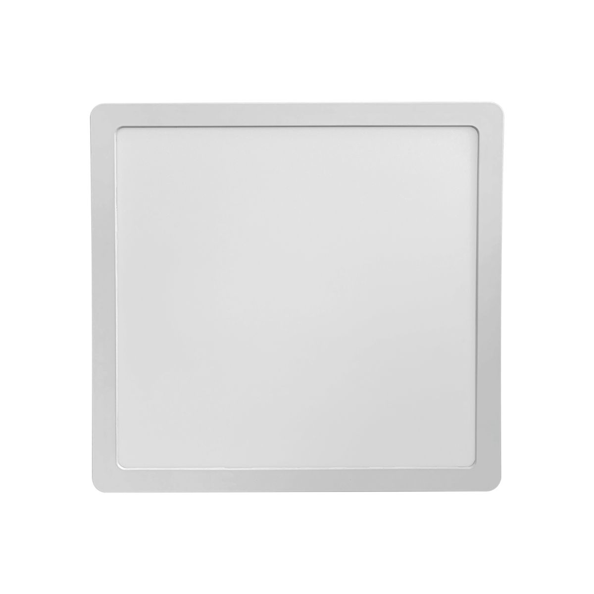 Luminária Plafon Led Sobrepor Quadrado Branco 18W Bivolt 6500K Branco Frio 1440Lm Difusor Poliestireno - Bellalux