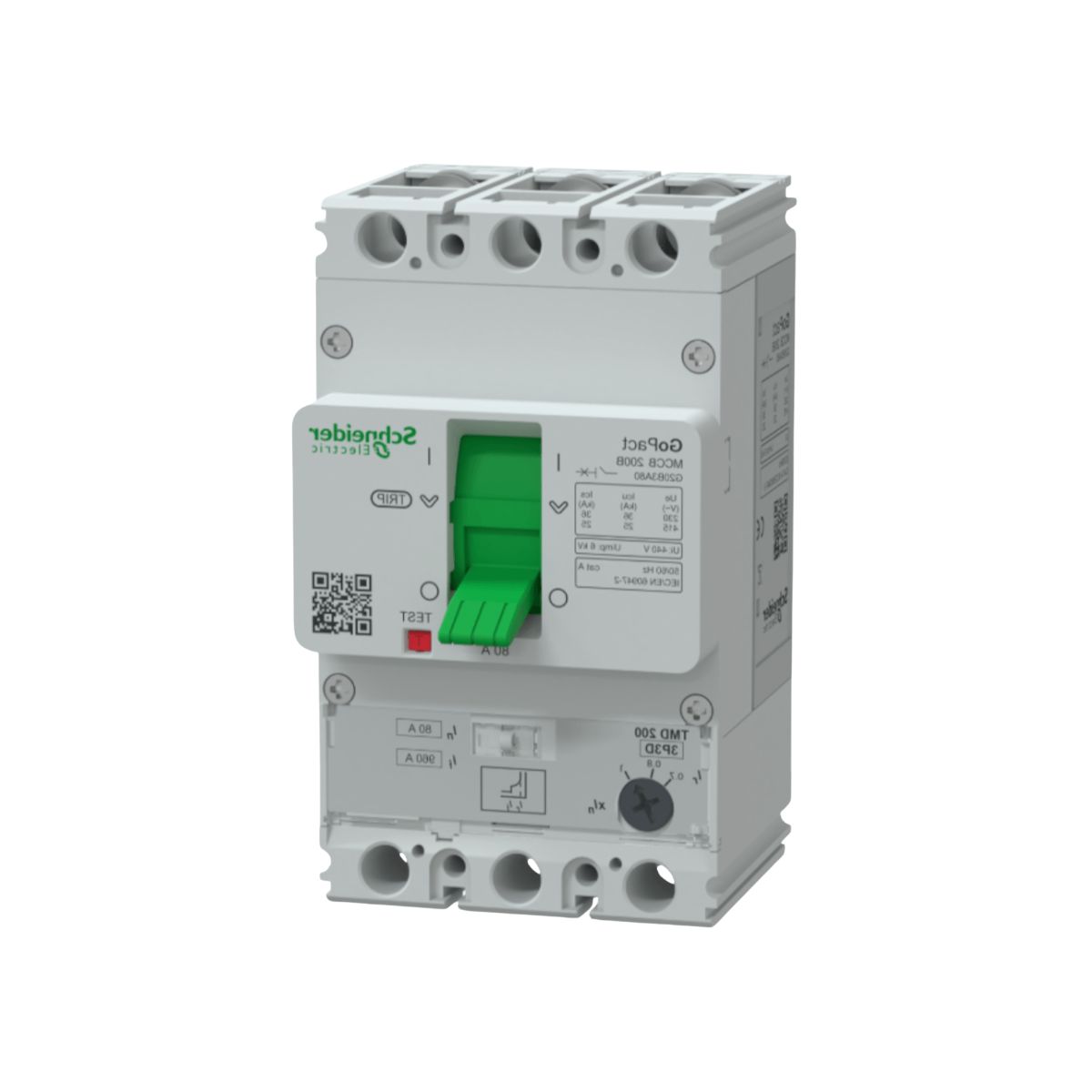 Disjuntor Caixa Moldada Tripolar 56-80A 25Ka 380/415V 50/60Hz - Schneider