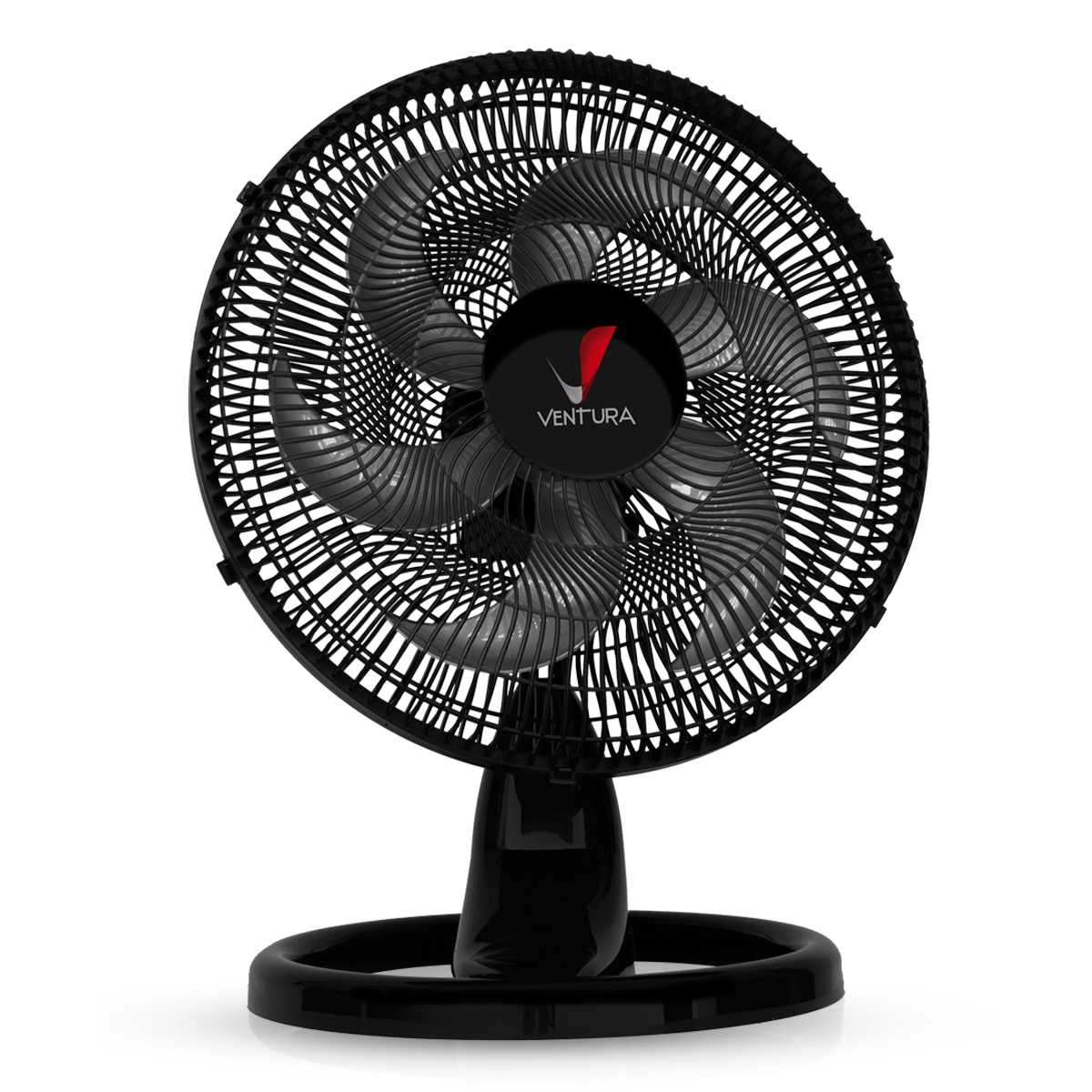 Ventilador De Mesa/Parede Ventura Bivolt 150W 50Cm 6 Pás Preto 77-5437 - Venti Delt