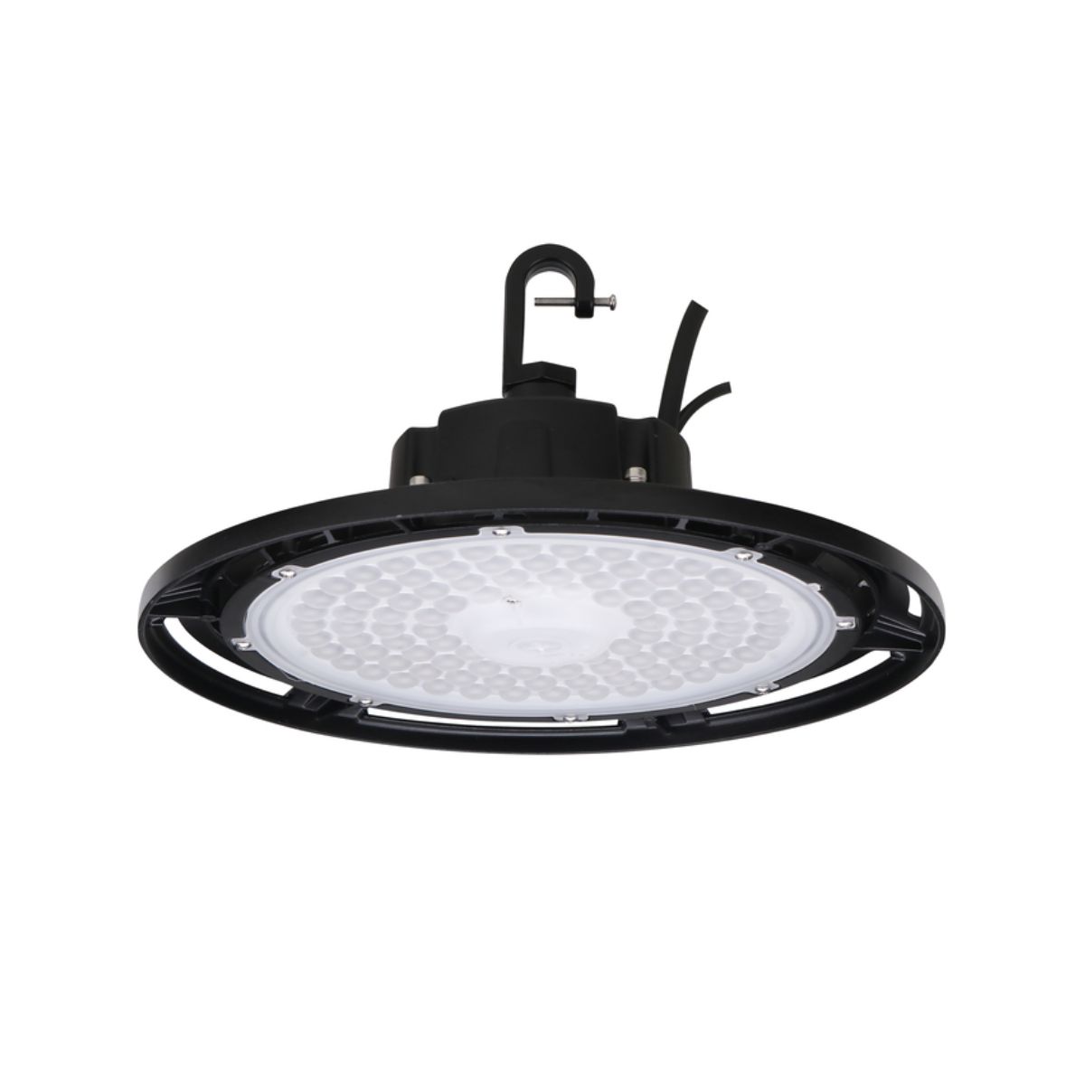 Luminária Industrial Highbay Led Pendente Preto 90W Bivolt 5700K Branco Frio 14400Lm Difusor Policarbonato 110G Dimerizavel - Ledvance