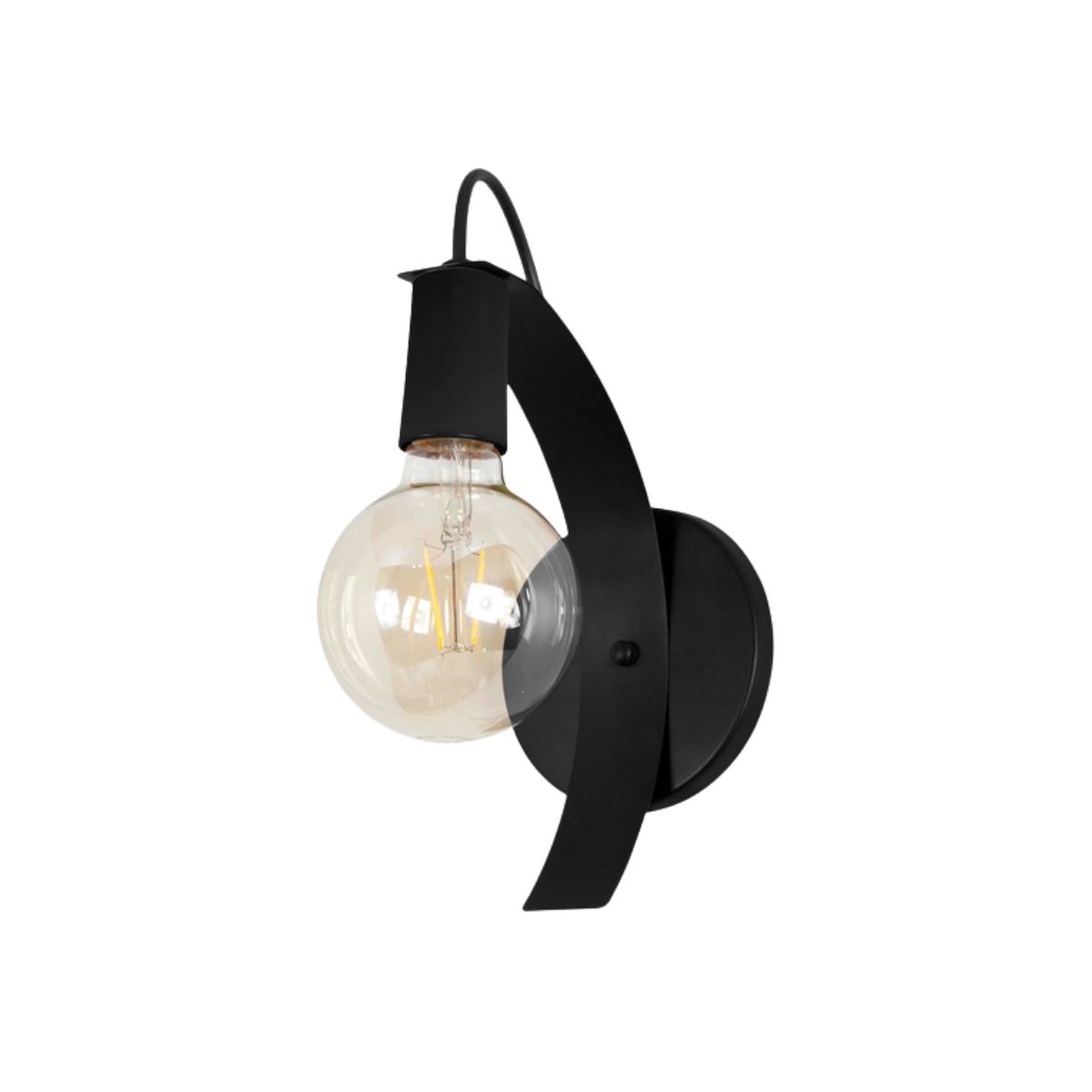 Luminária Arandela Ellos Preto E27 Bivolt - Spotline
