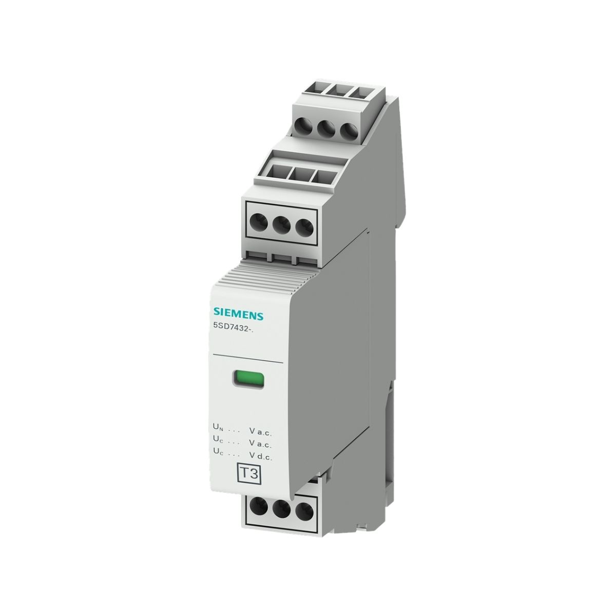 Protetor Surto Dps Monobloco Spd Tipo 3 2P 240/264V 25A 10Ka Cz Classe Iii Ip20 - Siemens