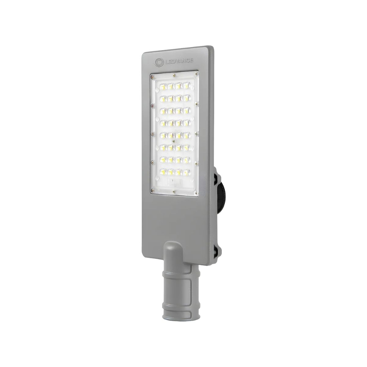 Luminária Publica Led Cinza 30W Bivolt 5000K Luz Do Dia 4050Lm Difusor Policarbonato Ip65 - Ledvance