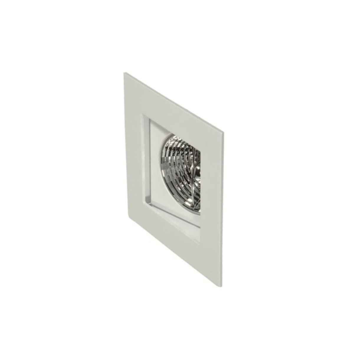 Luminária Spot Embutir Quadrado Branco P/Lâmpada Ar111 Gu10 Foco Direcionável/Recuado - Golight