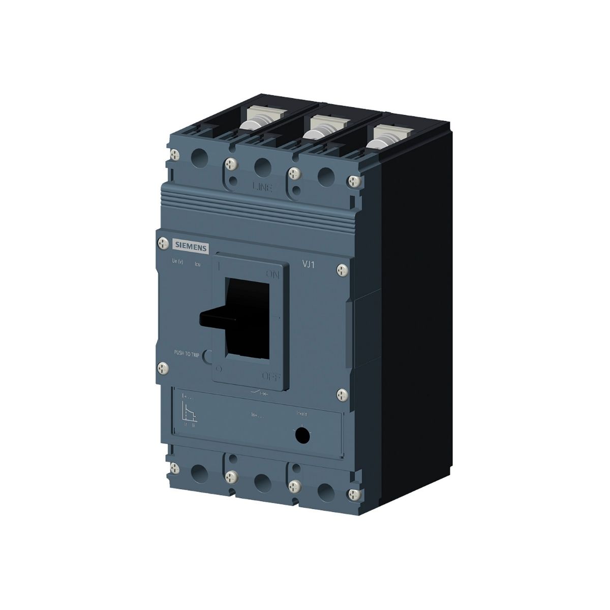 Disjuntor Caixa Moldada Tripolar 100-125A 36Ka 380/415V 50Hz - Siemens