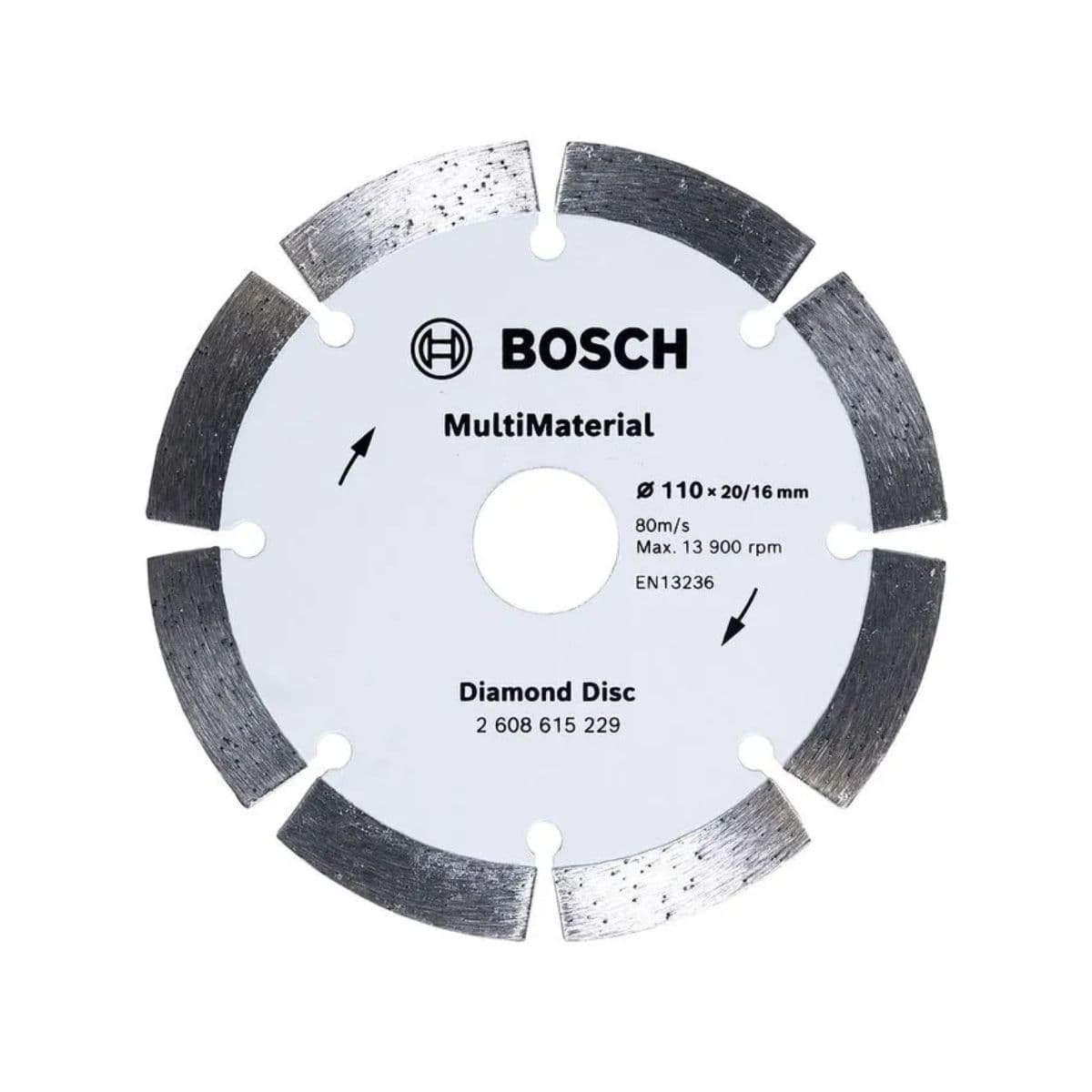 Disco Corte Diamantado MultiMaterial Segmentado 10Mm Bosch
