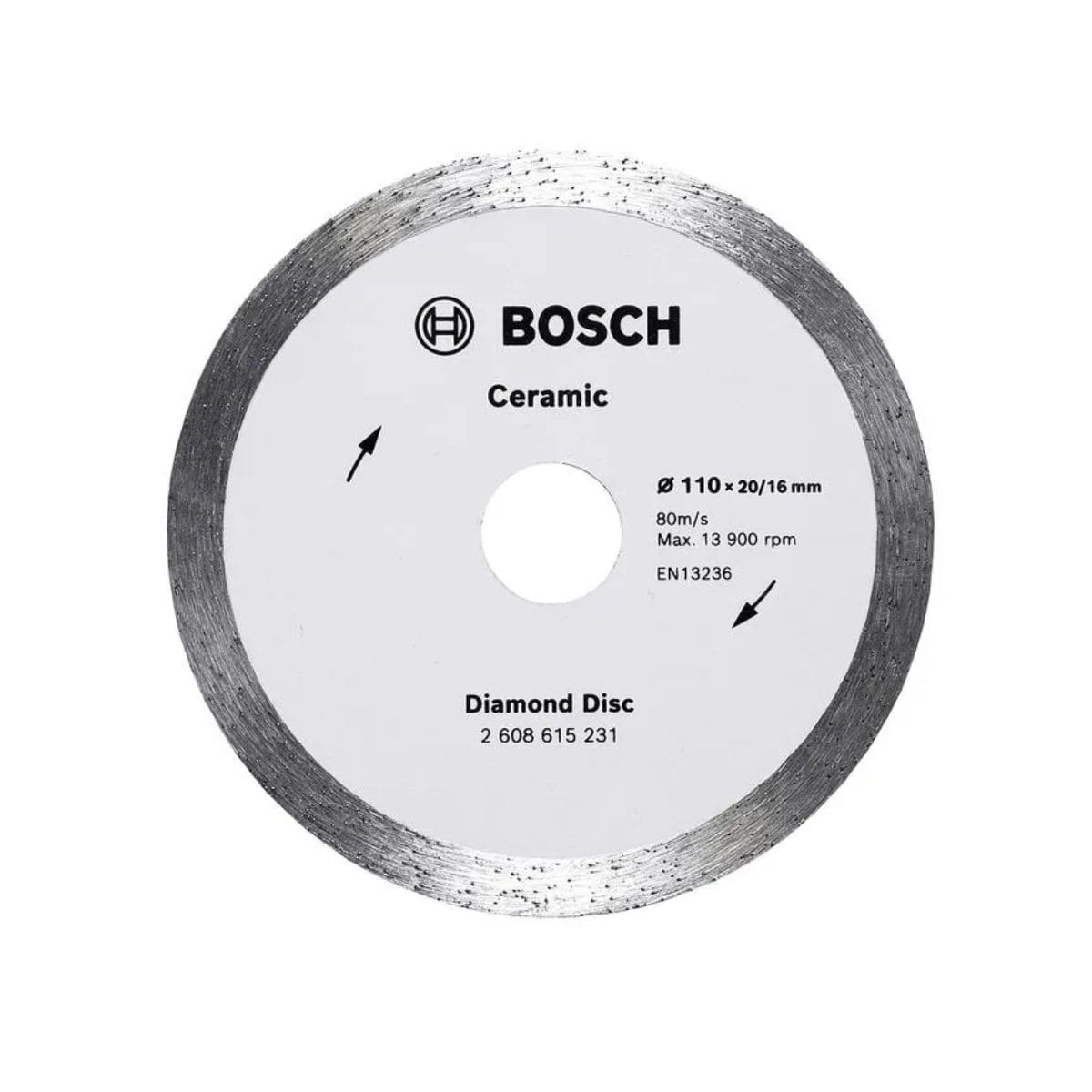 Disco Corte Diamantado Cerâmica Continuo 8Mm Bosch