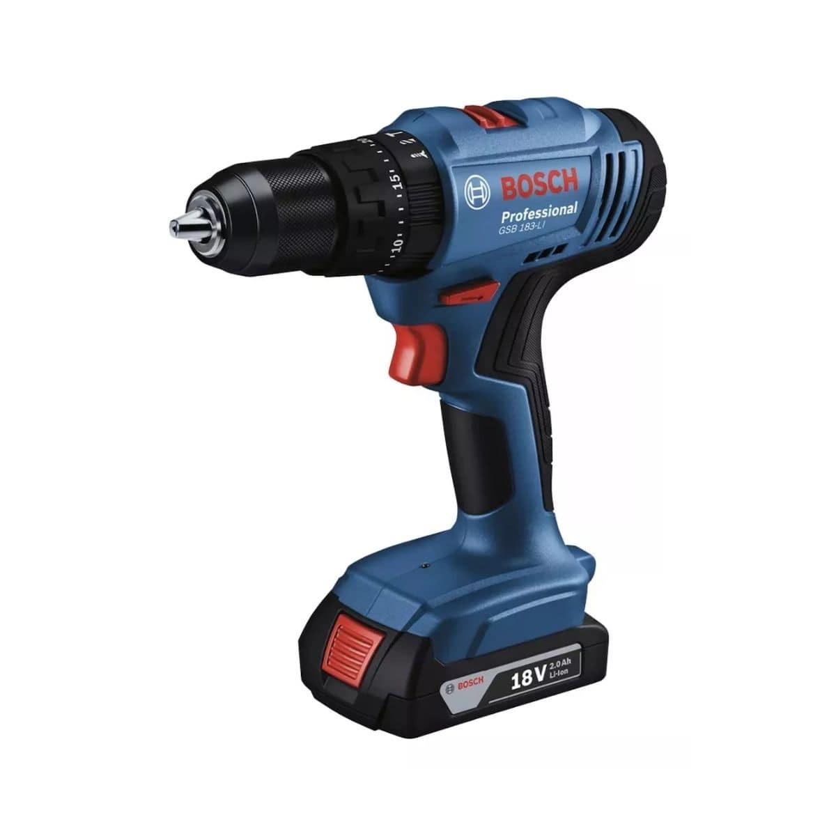 Parafusadeira E Furadeira Impacto 1/2 (13Mm) Bateria GSB 183-Li 18V Bosch