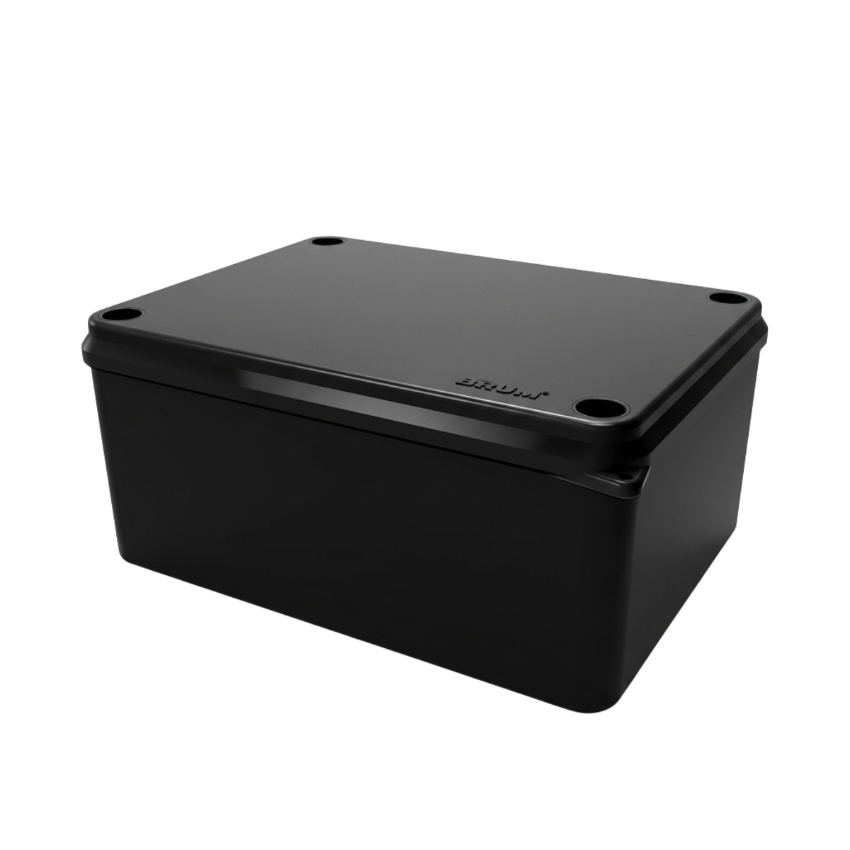 Caixa Passagem Termoplástica 150X110X70Mm Ip65 Preto - Brum