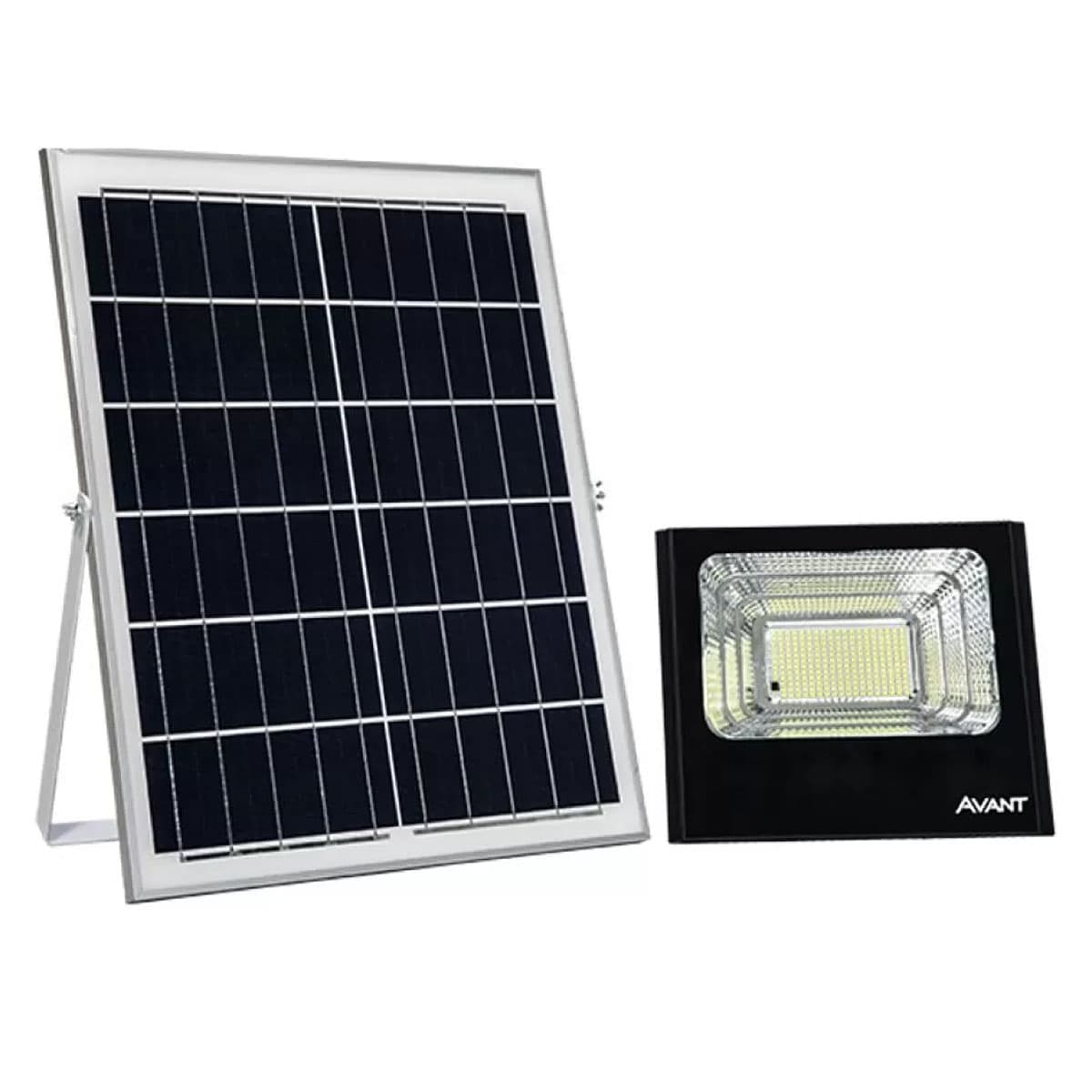 Refletor Solare Led Com Sensor Preto 60W Luz Branca 1350Lm - Avant