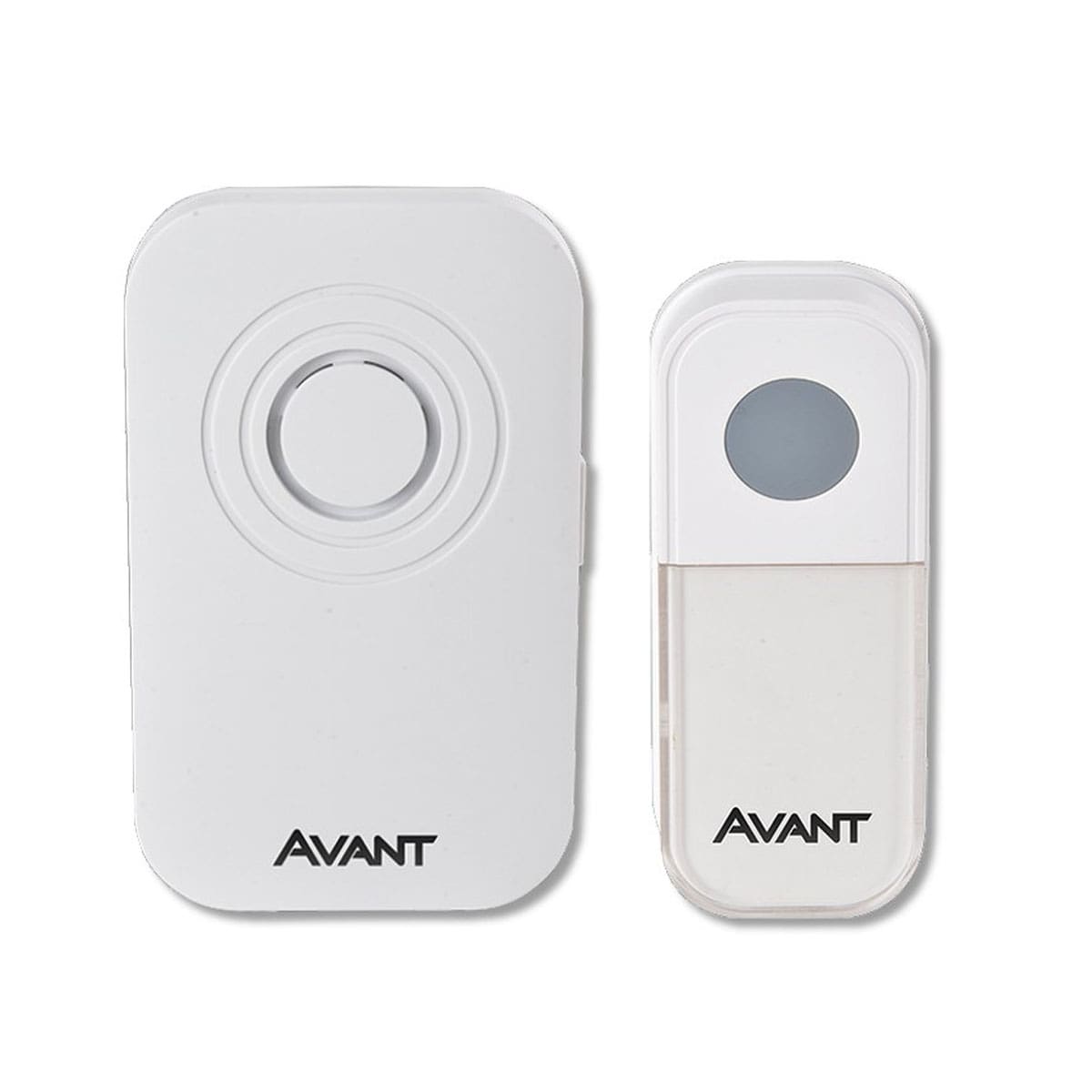 Campainha Eletrônica Sem Fio Branco 2x Pilhas AA 32 Toques Policarbonato Avant