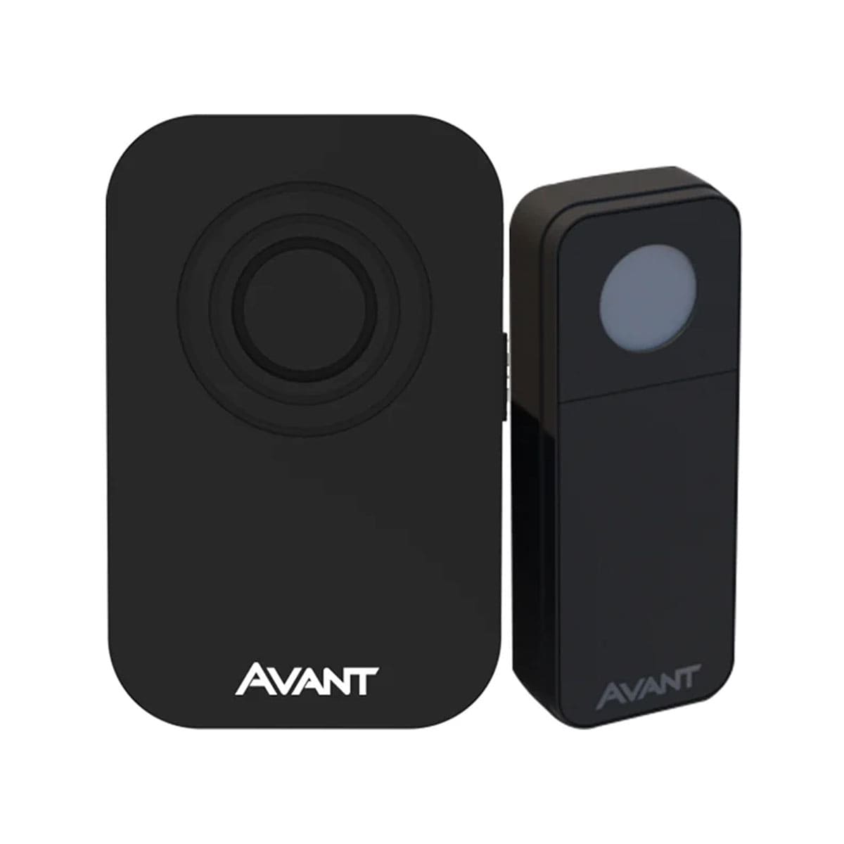 Campainha Eletrônica Sem Fio Preto 2x Pilhas AA 32 Toques Policarbonato Avant