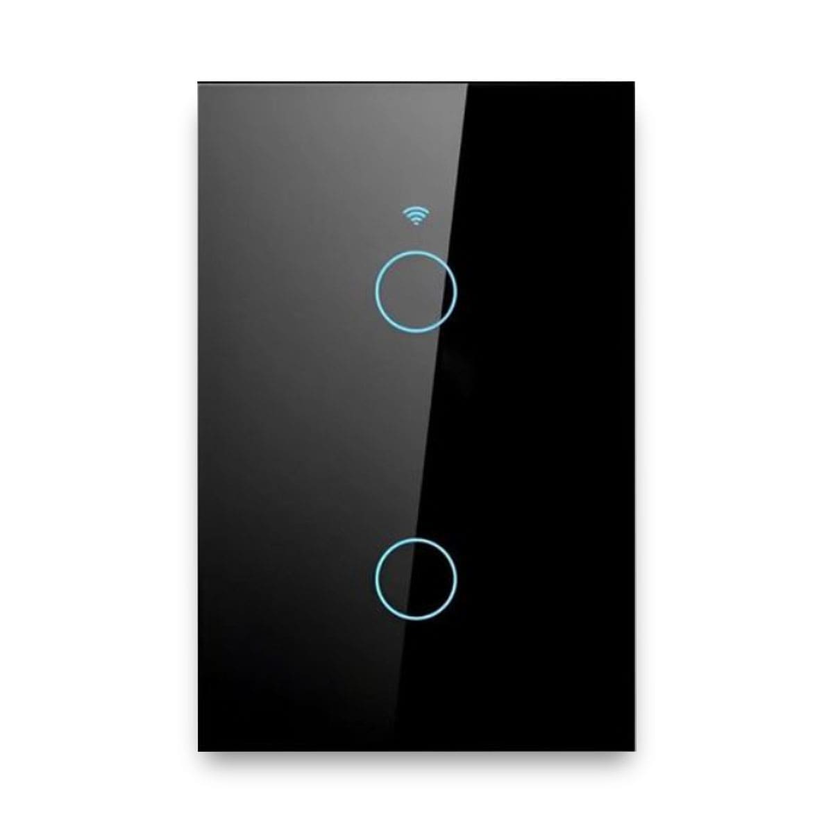 Interruptor Inteligente Smart Wifi Touch 2 Botões 10A Bivolt 4x2 Preto Neo Com Comando Voz Alexa/Google Avant