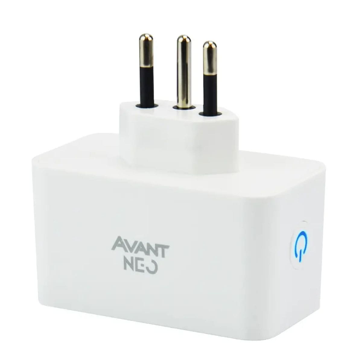 Tomada Inteligente Smart Wifi 2P+T Hexagonal 20A Bivolt Branco Neo Android/Ios Com Comando Voz Alexa/Google Avant