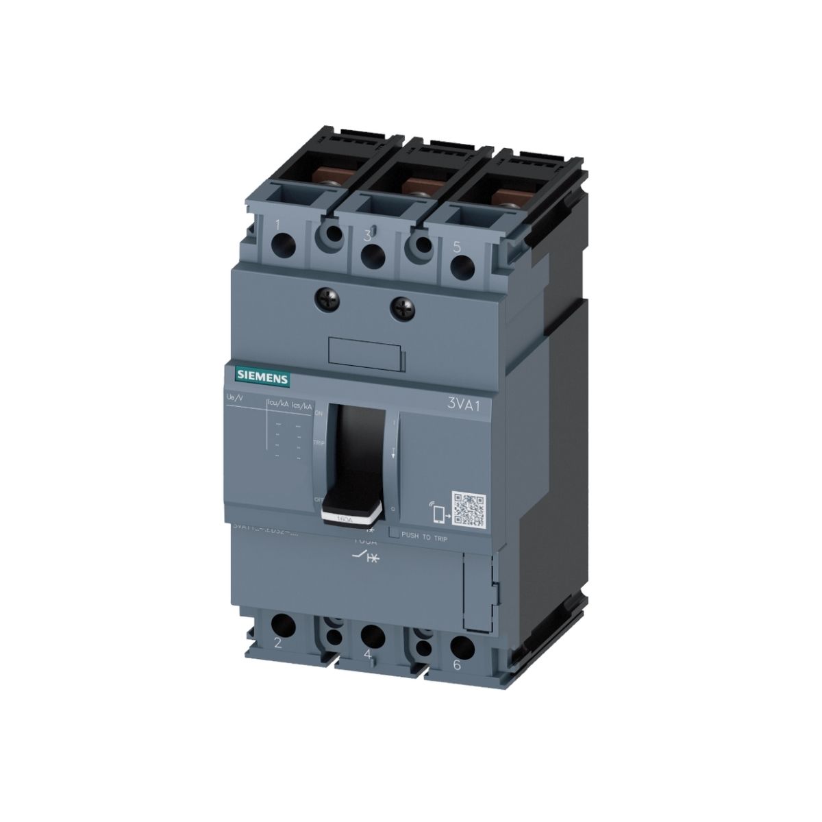 Disjuntor Caixa Moldada Tripolar 40A 16Ka 415V 50/60Hz - Siemens