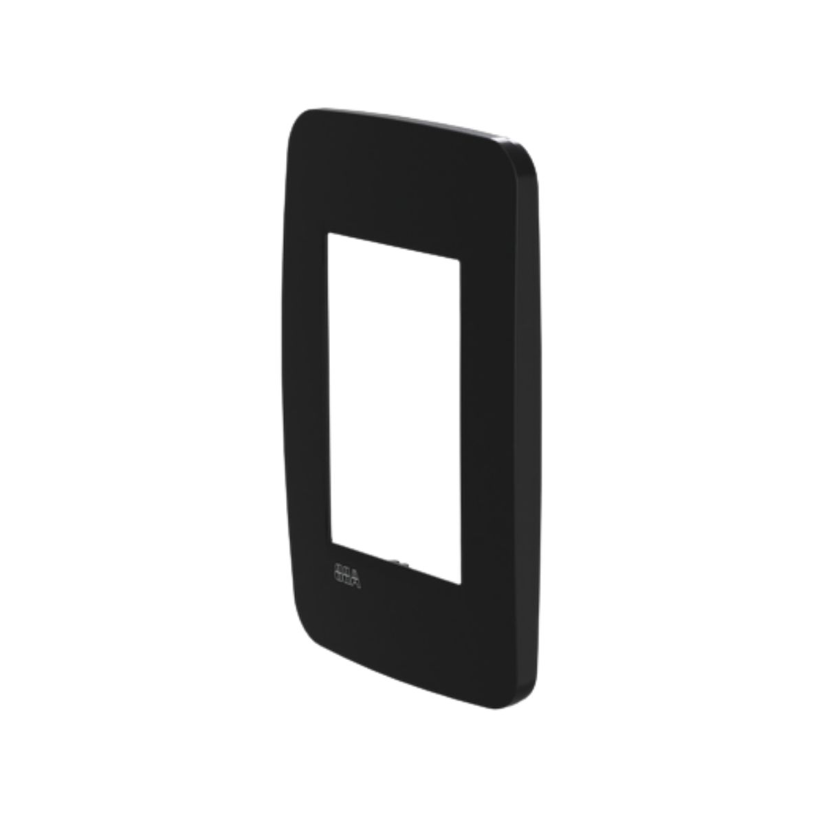 Placa Acabamento 4X2 3 Postos Preto Origen - Abb