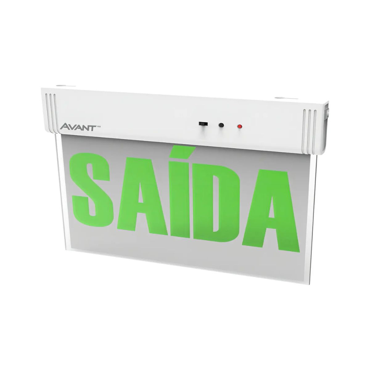 Luminária Emergência Led Balizam Sobrepor Saída 1W Bivolt Vd 40Lm 4H Ip20 - Avant