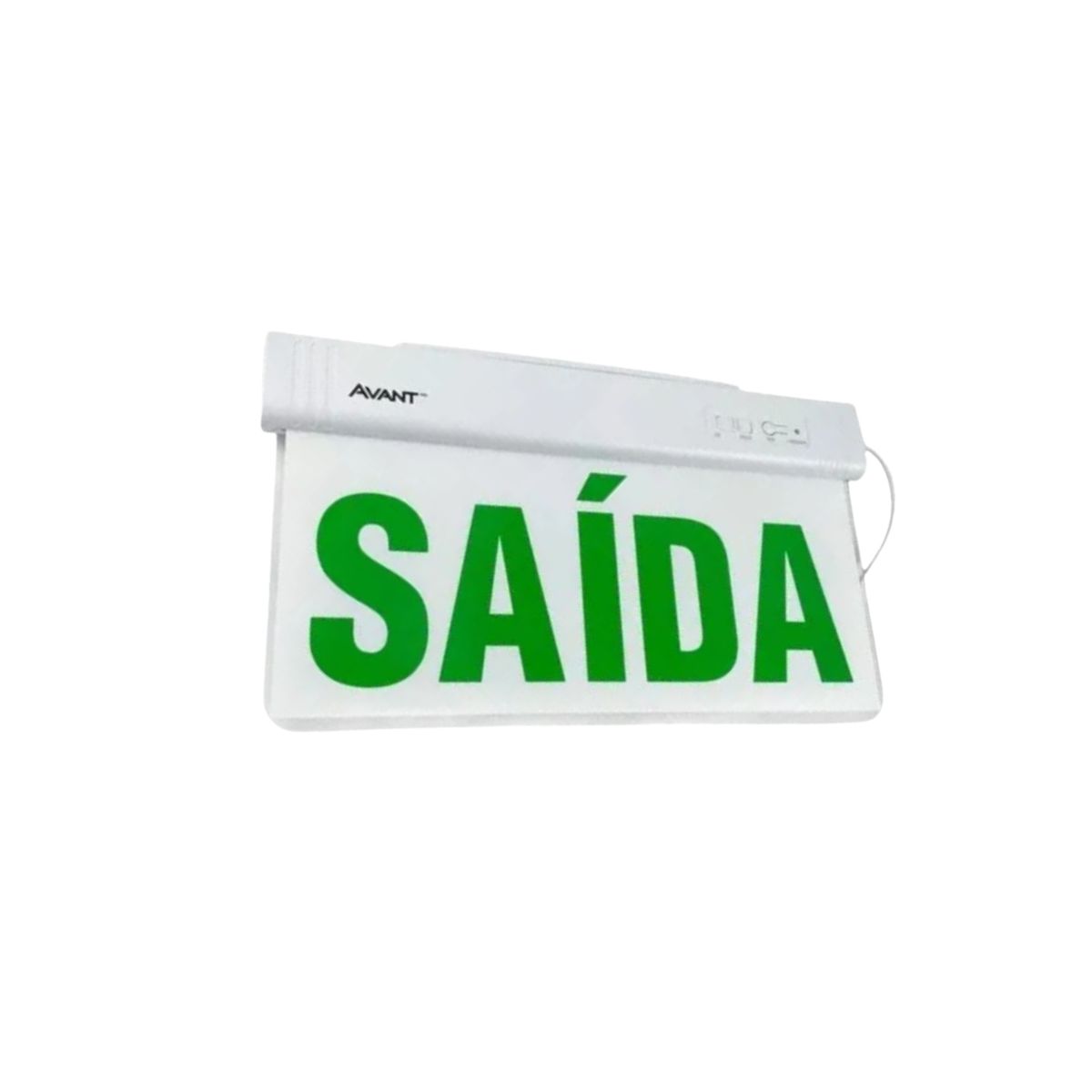 Luminária Emergência Led Balizam Sobrepor Saída 1W Bivolt Vd 40Lm 4H Ip20 - Avant