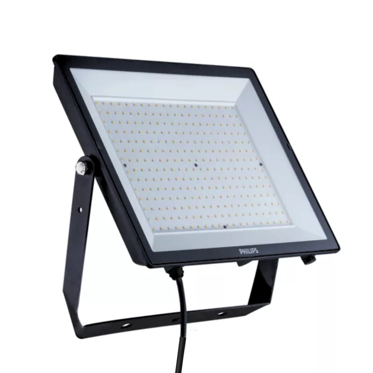 Luminária Refletor Led Retangular Sobrepor Preto 200W Bivolt 6500K Luz Branca 120G - Philips