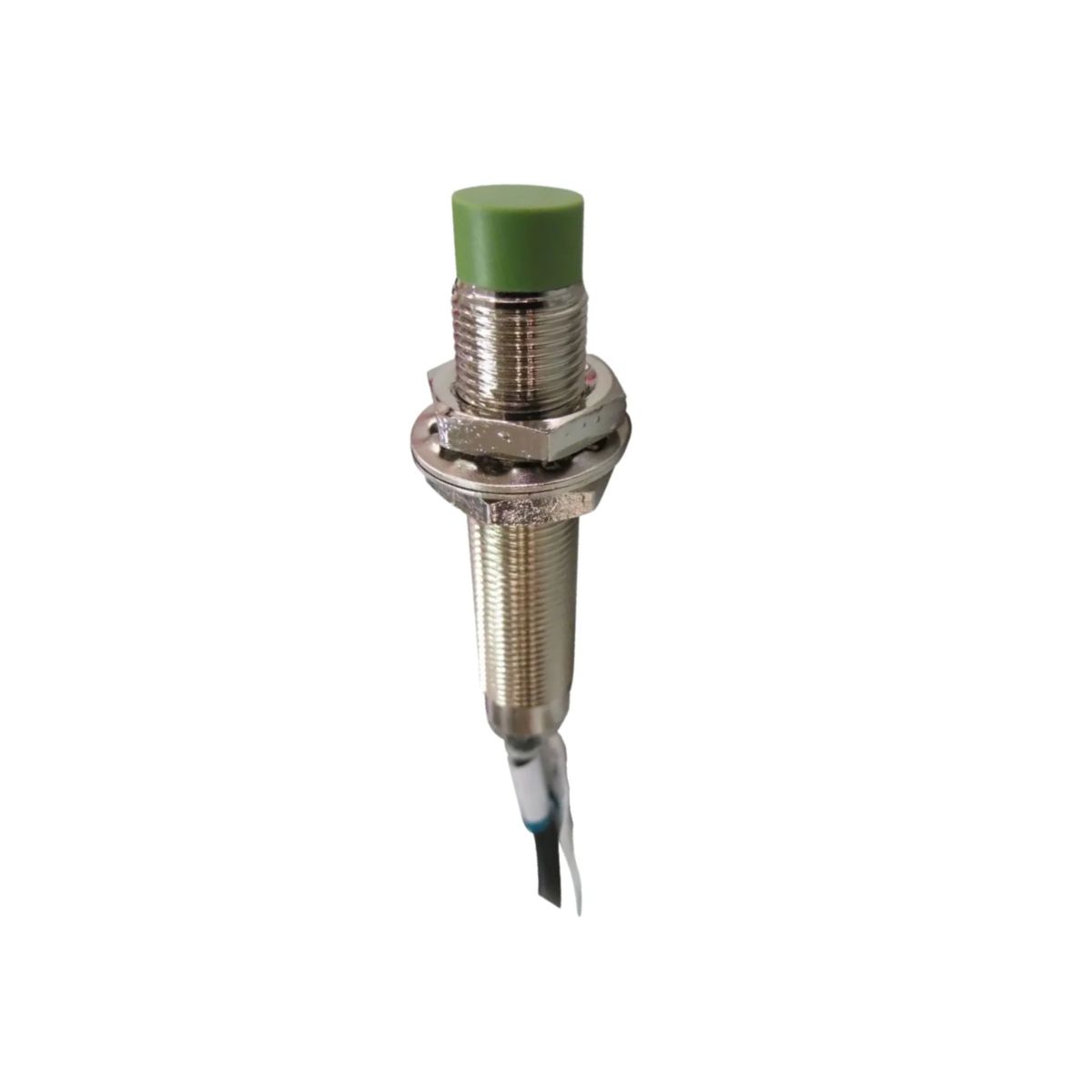 Sensor Indutivo Cilíndrico Roscado Sn=4Mm M12X1,00Mm Latão Niquelado 4 Fios 10-36Vcc Cabo 2M Pnp 1Na+1Nf 1 Led - Metaltex