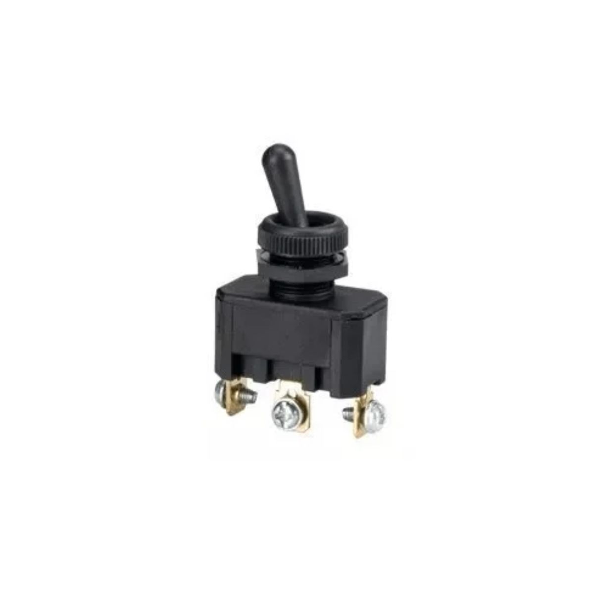 Chave Interruptor Alavanca Poliamida Unipolar Liga/Desl/Liga 15/10A 120/250V Pt Standard Terminal Parafuso - Margirius