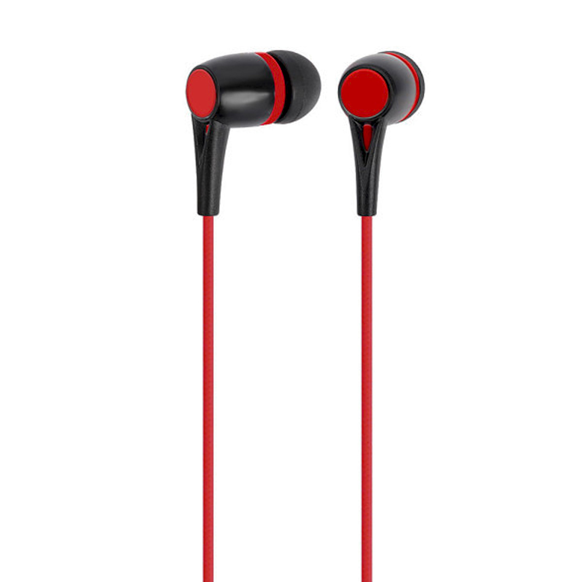 Fone De Ouvido Intra-auricular Com Microfone 113dB Preto/Vermelho 1,2 Metros STR05RB - Elg