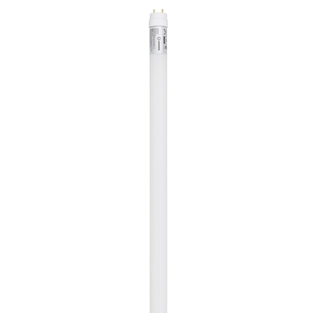 Lâmpada Led Tubular T8 18W Bivolt G13 3000K Branco Quente Luz Amarela 1850Lm 1200Mm Vidro - Ledvance